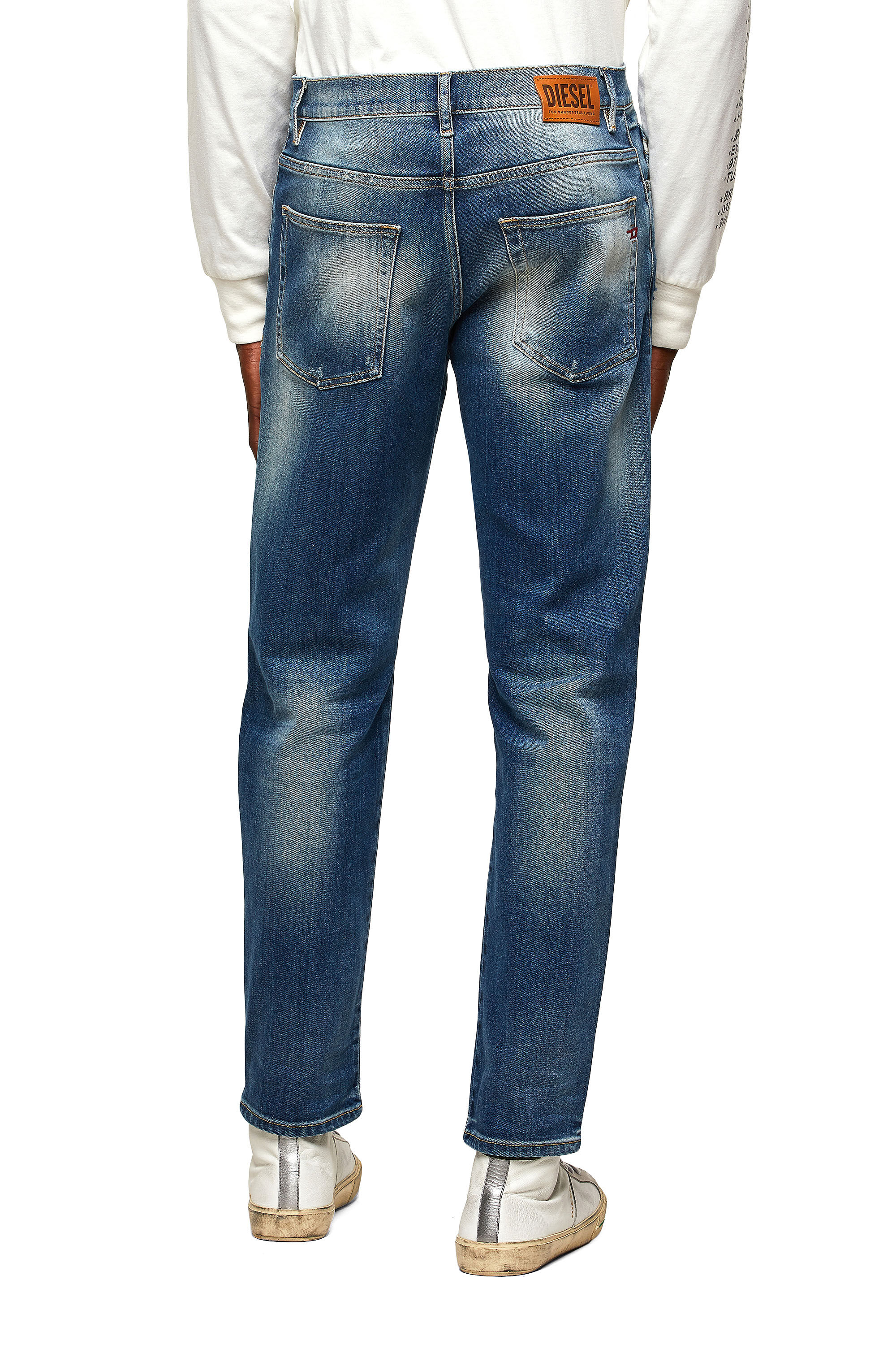 Diesel - D-Fining Tapered Jeans 009RS, Dark Blue - Image 4