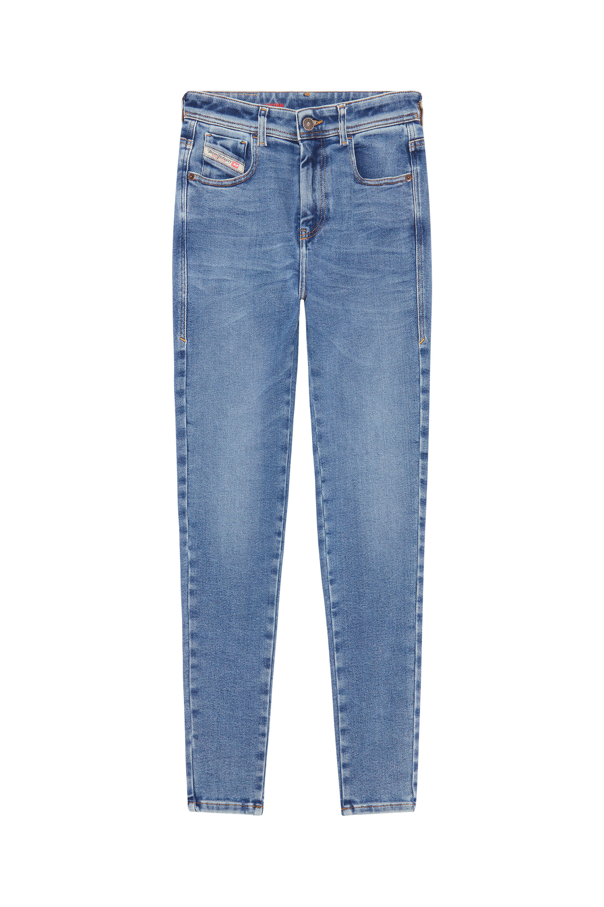 1984 Slandy high 09D62 Woman: Super skinny Medium blue Jeans