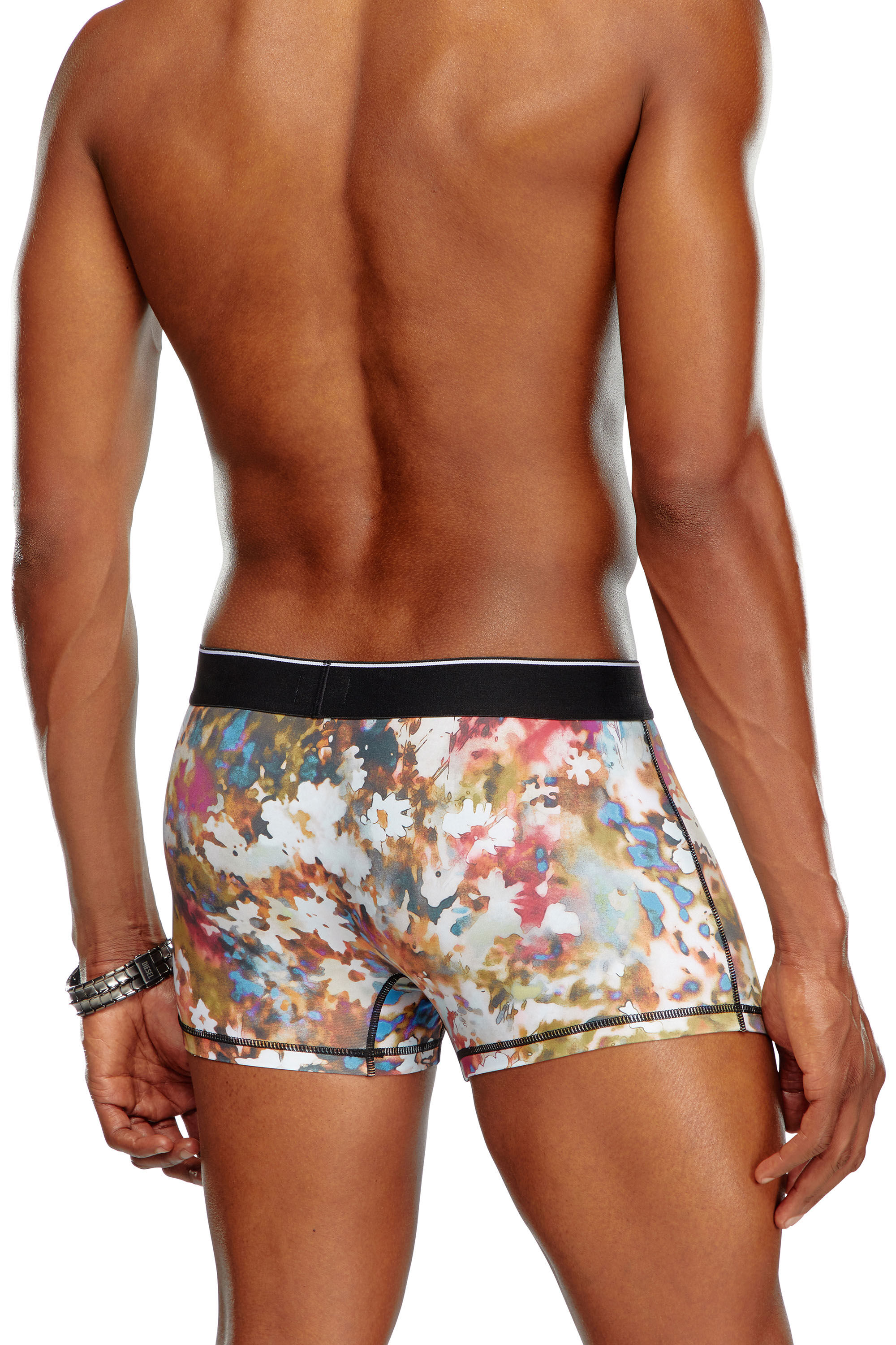 Diesel - UMBX-DAMIEN, Bóxers ajustados con estampado abstracto Hombre in Multicolor - 3