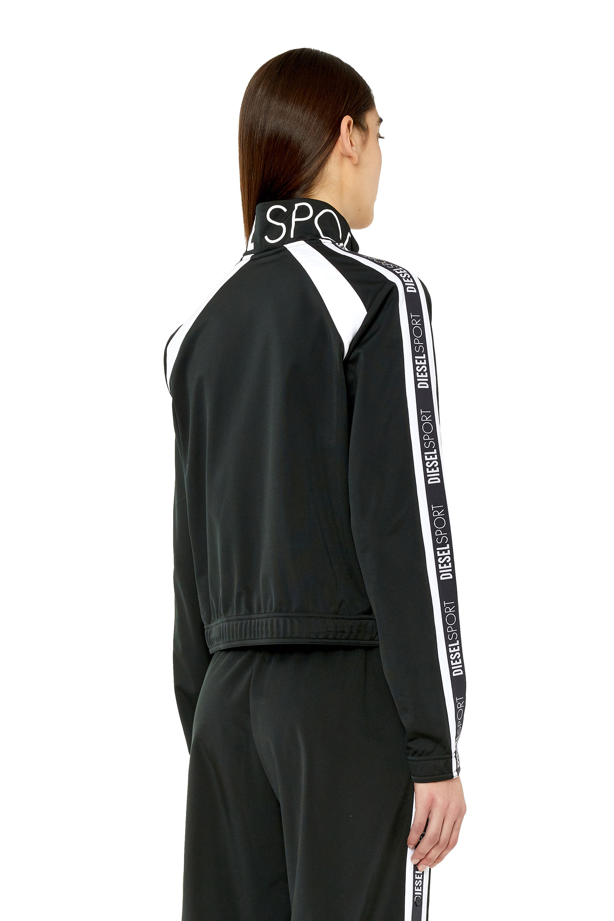 AWST EMERA HT36 Woman Track jacket with logo bands Diesel