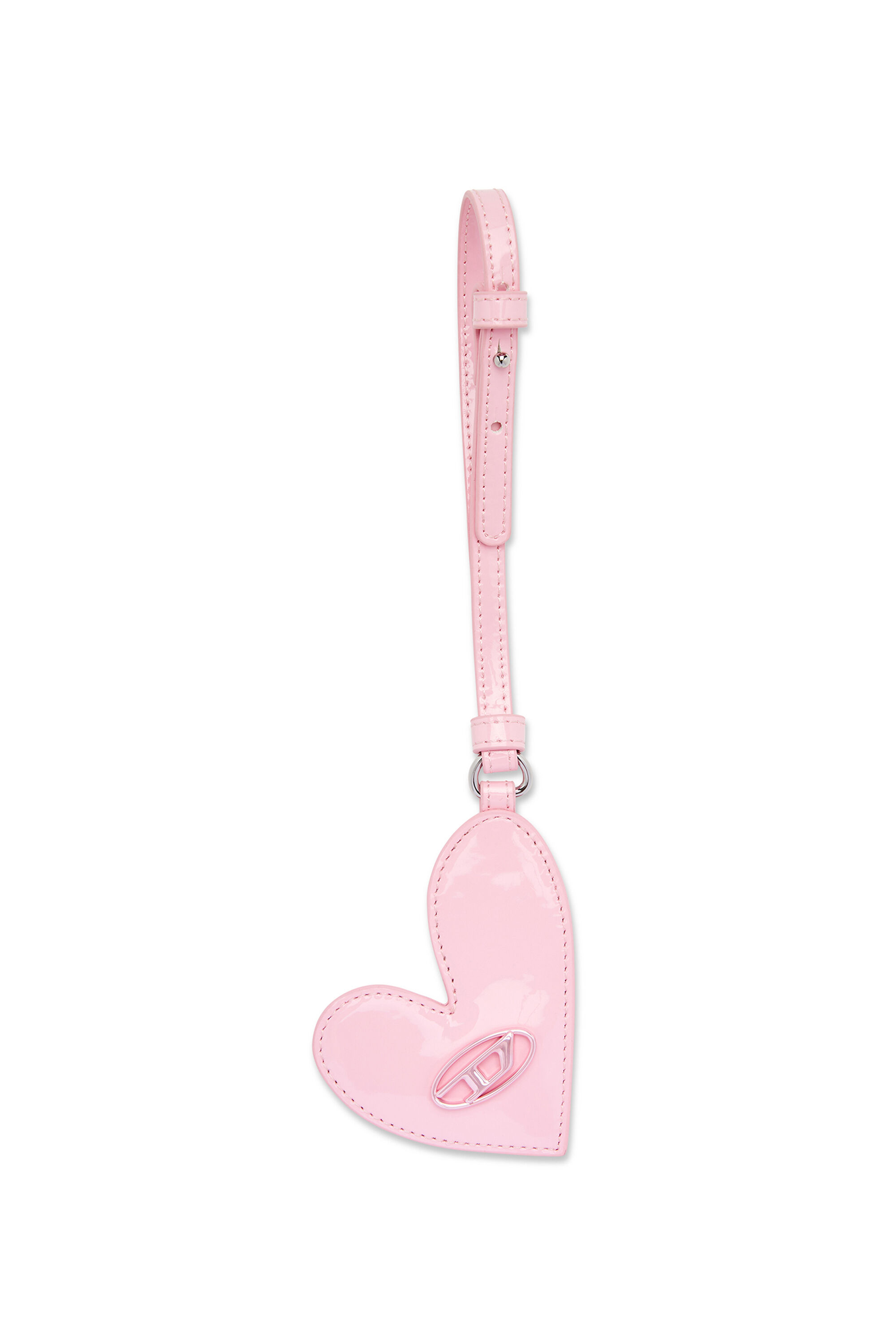 【DIESEL】Holy C Logo Keyring Pink Women's Metal keyring with logo plaque | Pink | Diesel