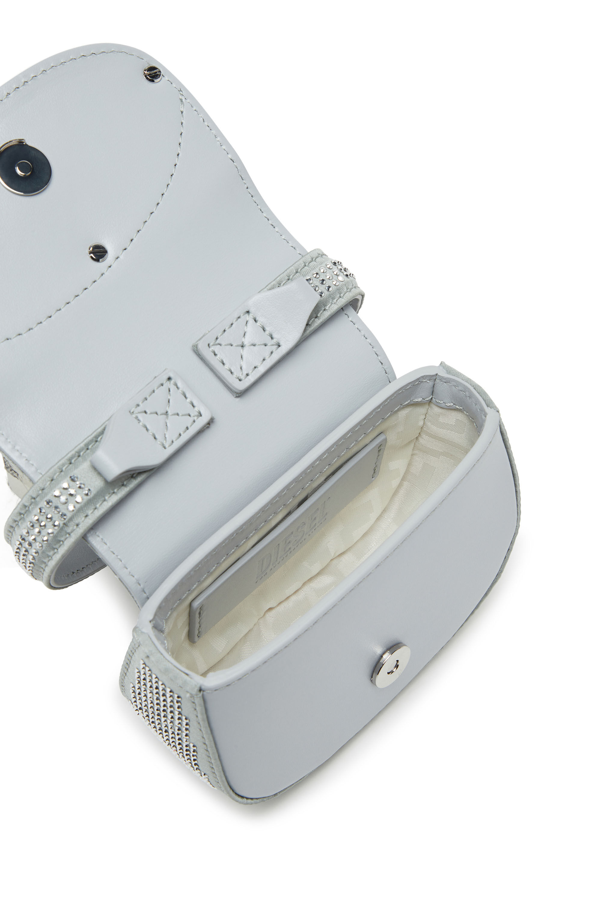 が大特価！ | satin crystal in bag mini Iconic - Bodybag Cross XS 1DR Women's Silver Diesel  | トップス