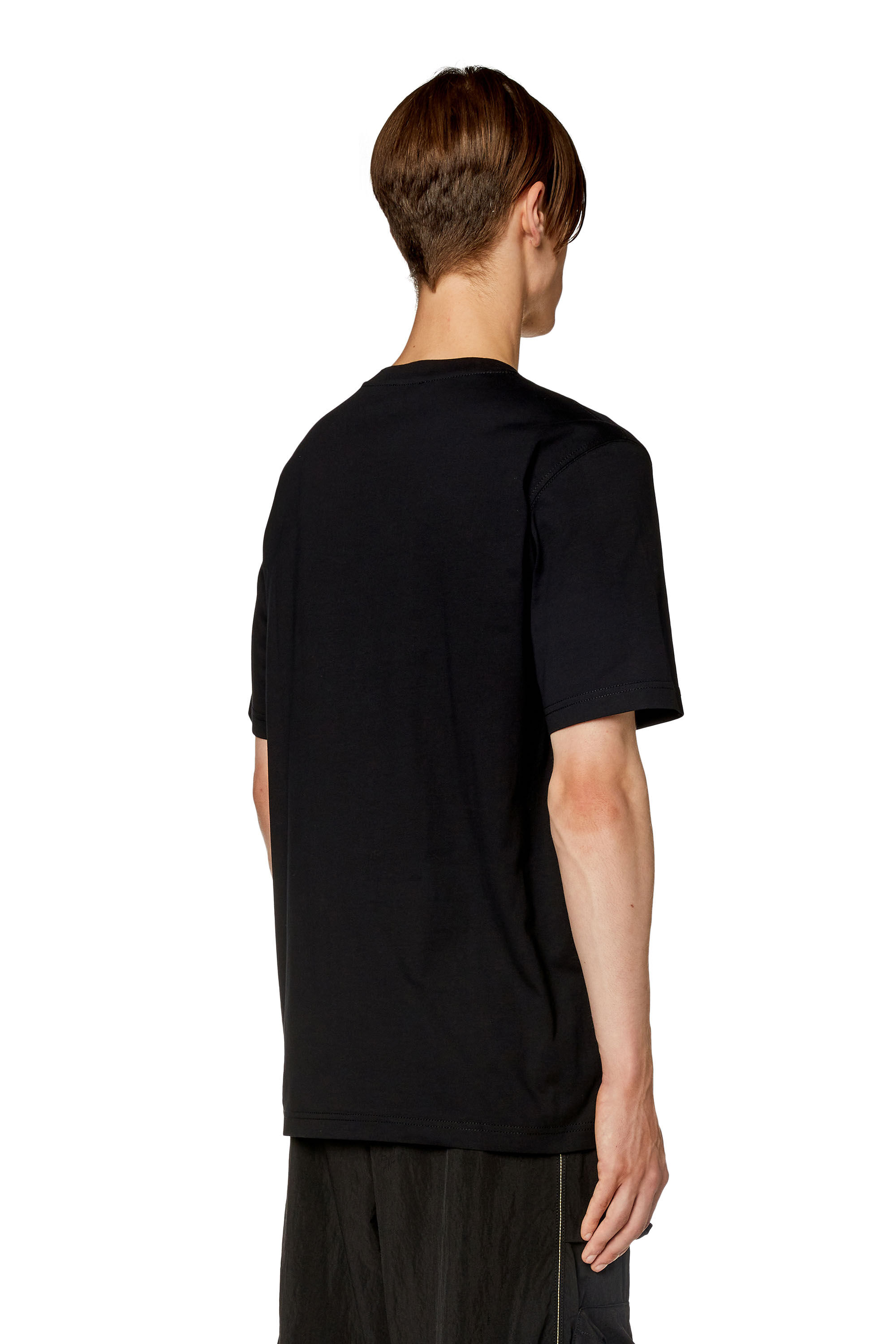 Men's T-shirt with Diesel Hardwear print | Black | Diesel