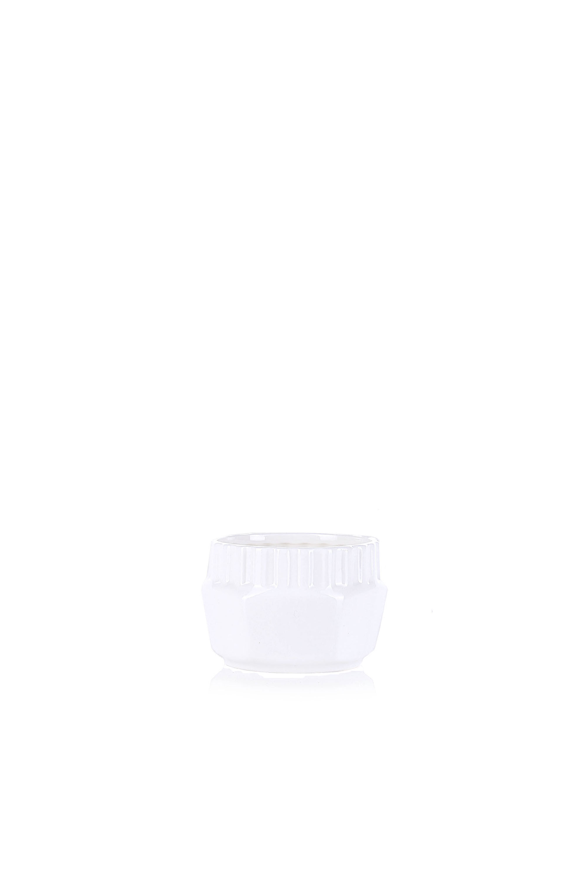 Diesel - 10970 MACHINE COLLEC, Bol de porcelana pequeño, 9 cm de diámetro Unisex in Blanco - 1