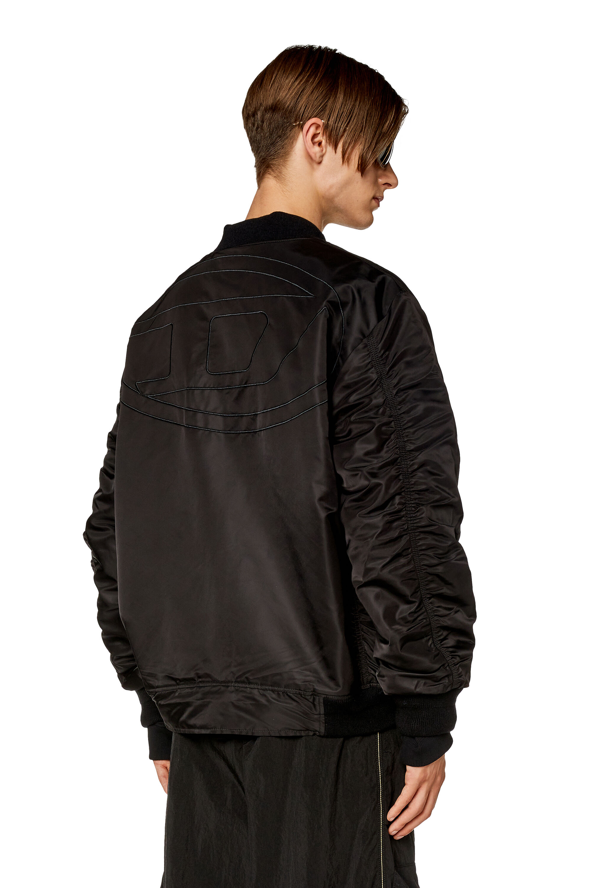 Men's Bomber in padded nylon | Black | Diesel