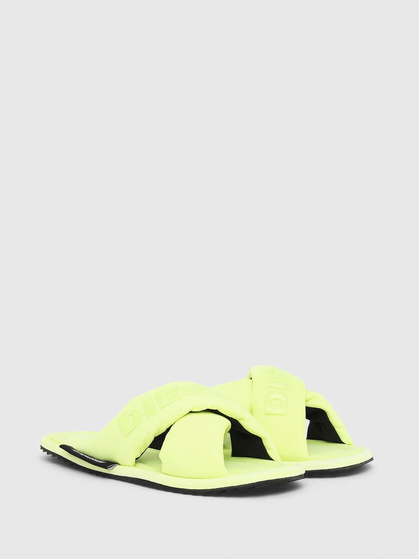 Sa Mery X Mujer Chanclas Cruzadas En Lona Fluor Diesel Sa Mery X Mujer Chanclas Cruzadas En Lona Fluor Diesel