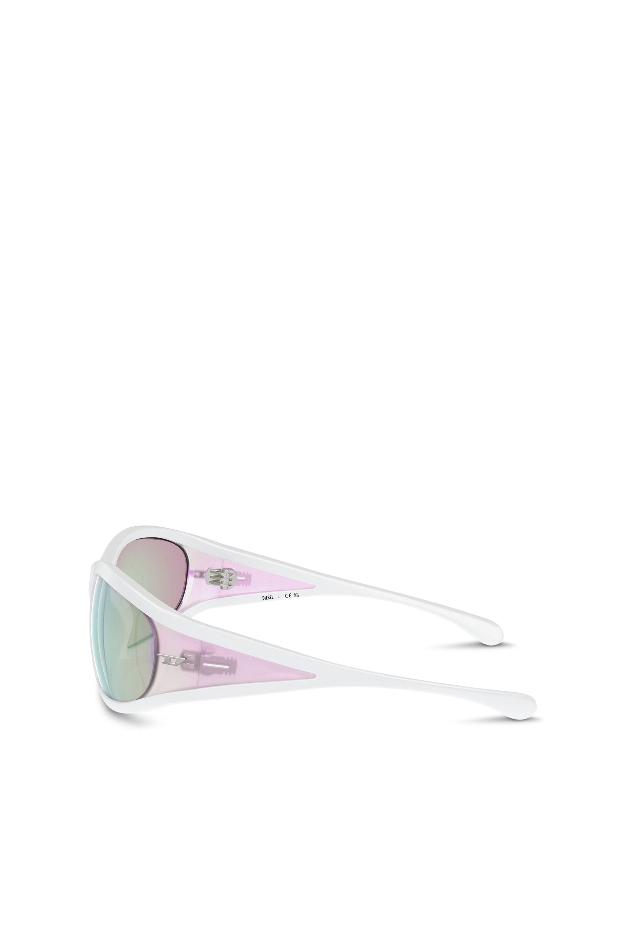 【DIESEL】送料/関税込 0DL3002 GLASSES Women's Rectangular sunglasses in acetate | Black | Diesel