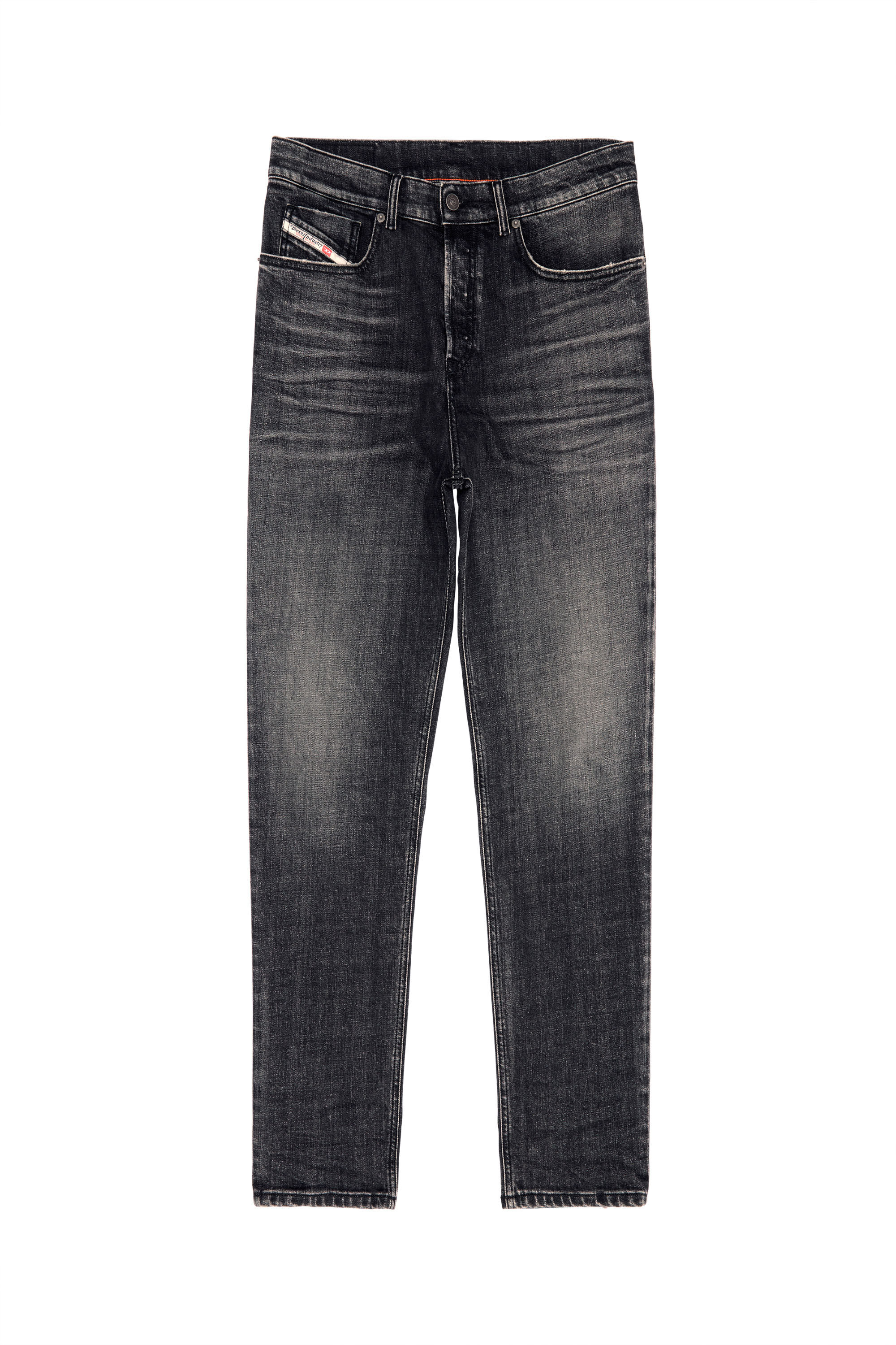 Diesel - 2005 D-FINING 09C75 Tapered Jeans, Negro/Gris oscuro - Image 2