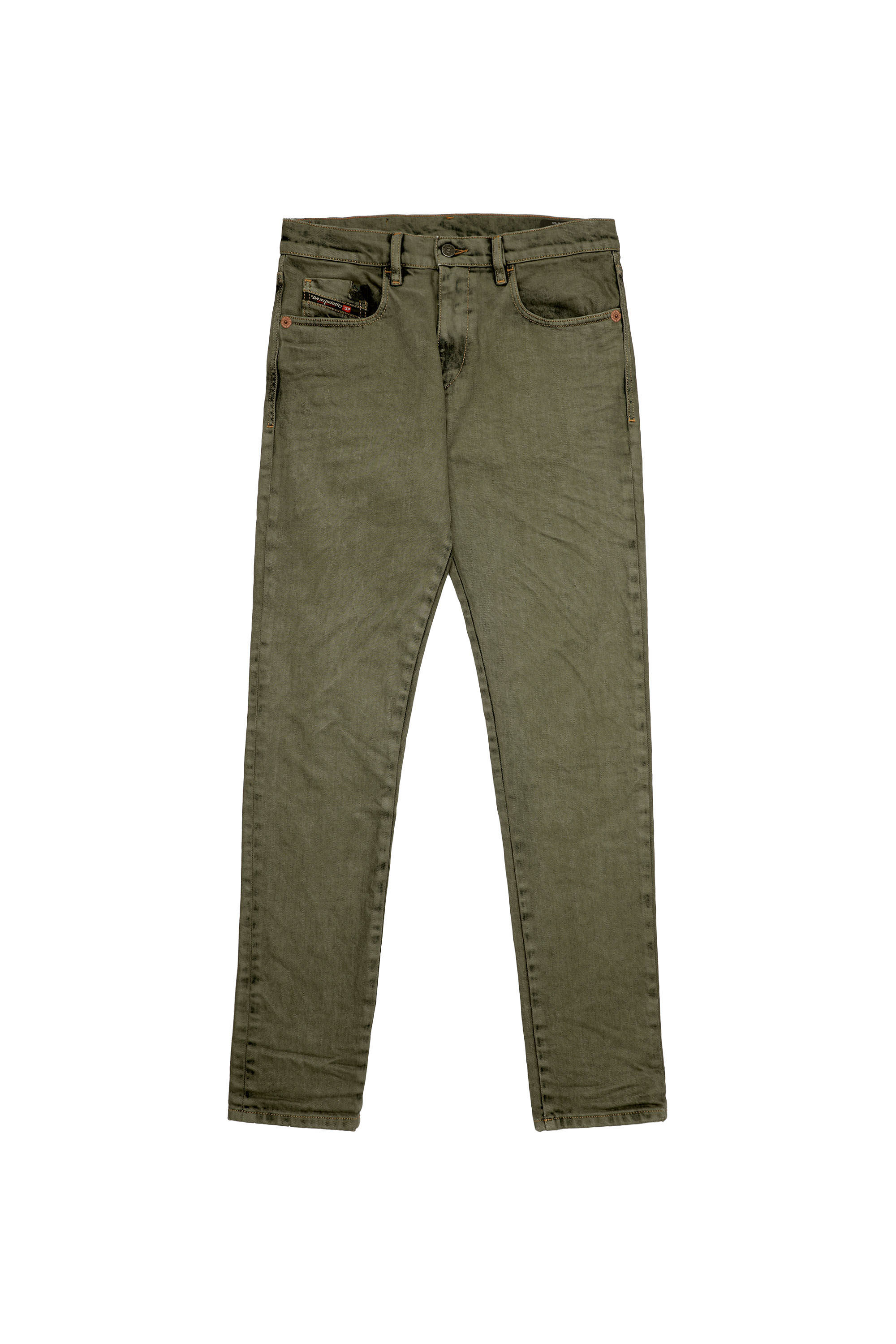 Diesel - D-Strukt Slim Jeans 09A50, Military Green - Image 2
