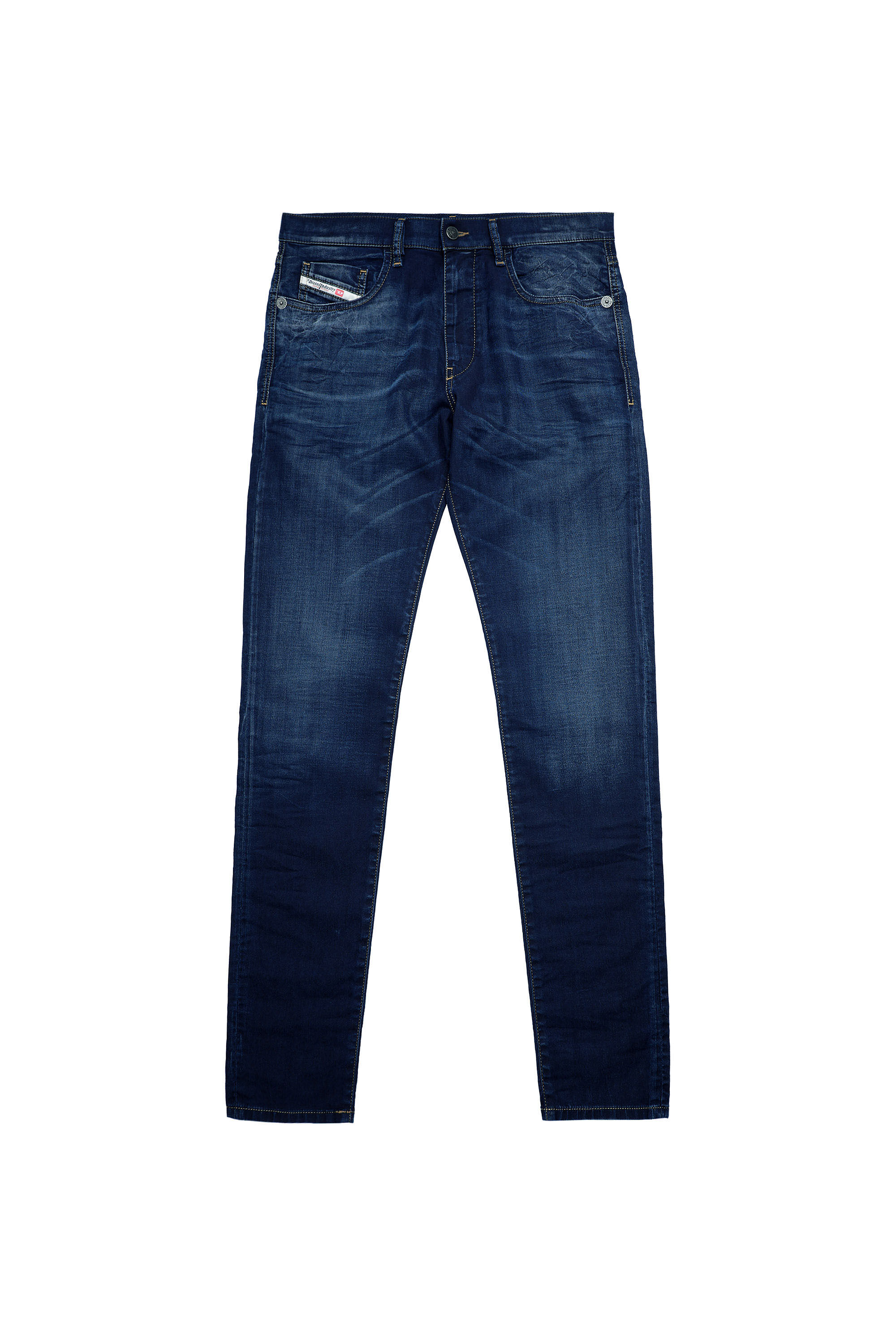 Diesel - Slim D-Strukt JoggJeans® 069WS, Azul Oscuro - Image 2