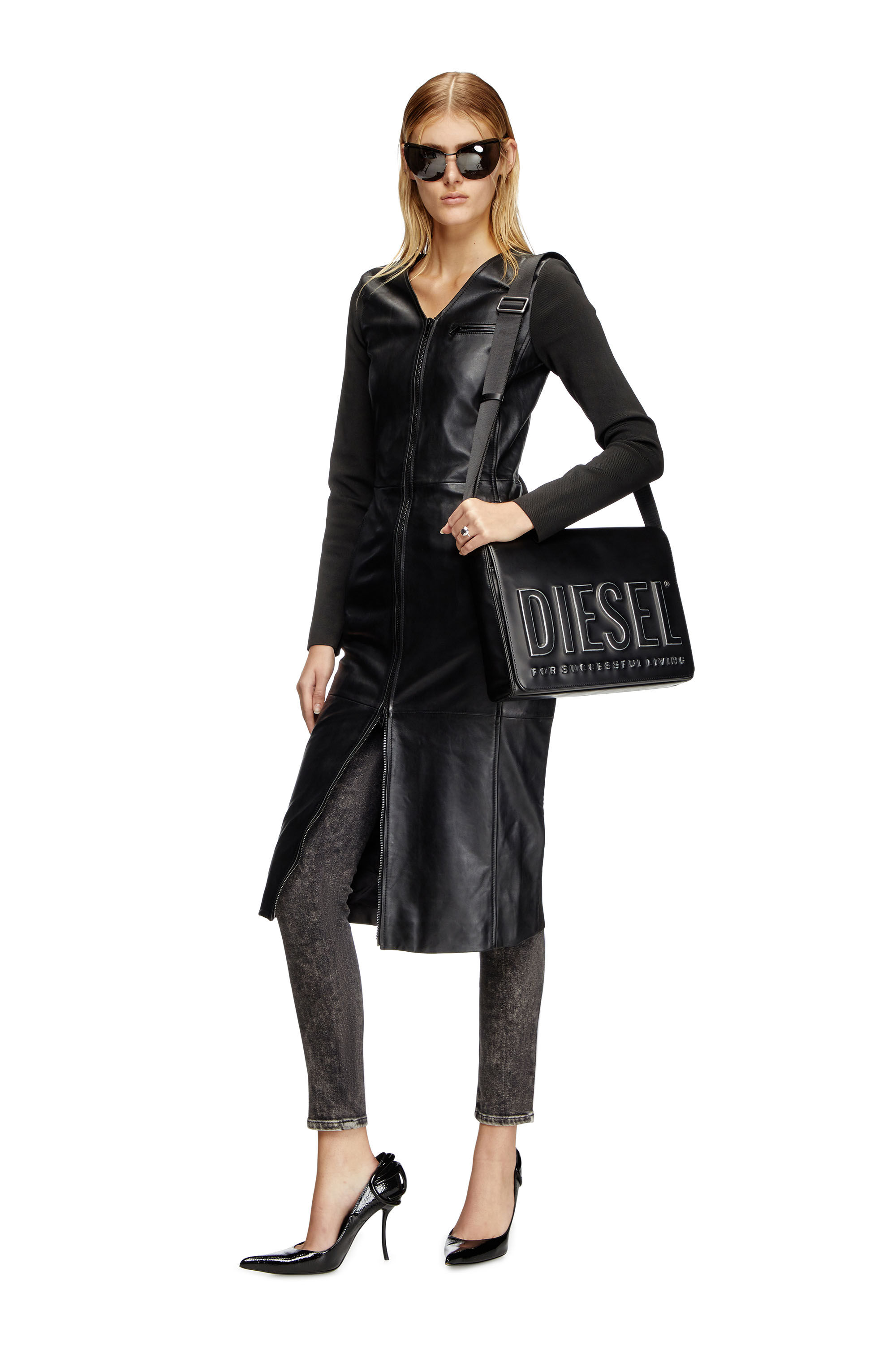 【送料&関税込】Diesel M-calimera Long Dress Diesel M-Calimera Maxi Dress | Brown | FARFETCH GE