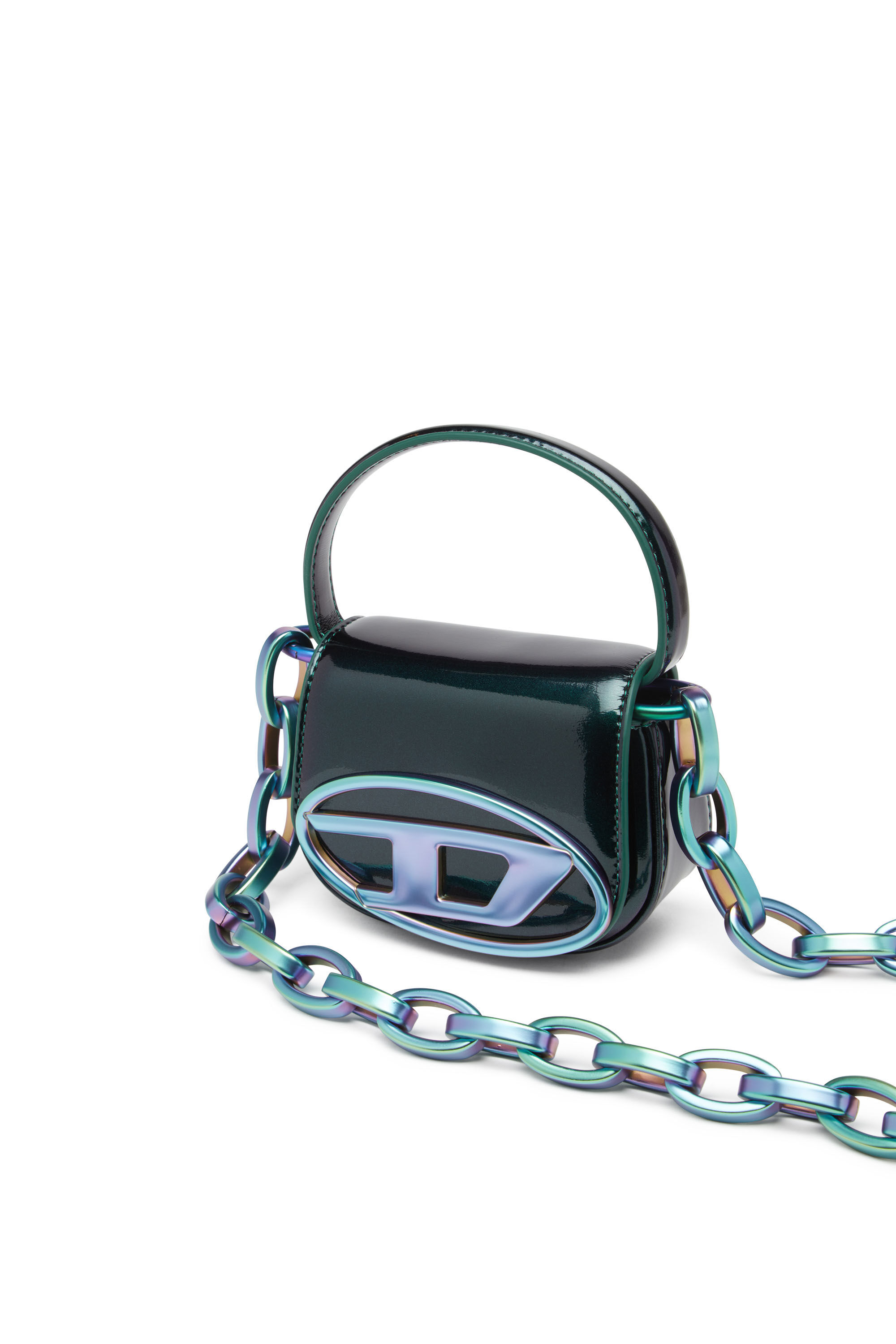 DIESEL ☆1DR-Iconic shoulder bag with iridescent effect Women's 1DR-Iconic shoulder bag with iridescent effect