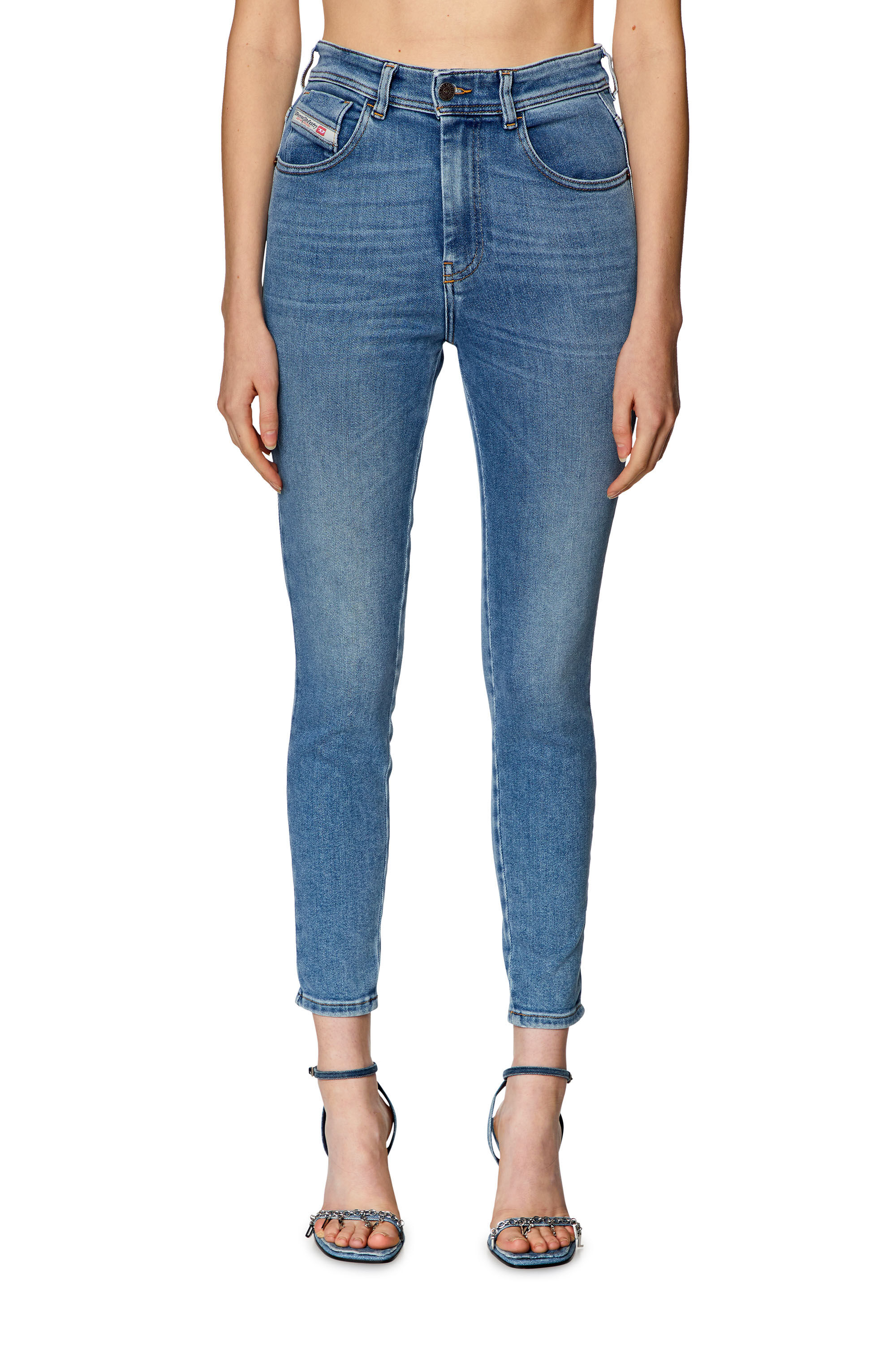 Women's Skinny Jeans | Light Blue | Diesel 1984 Slandy-High