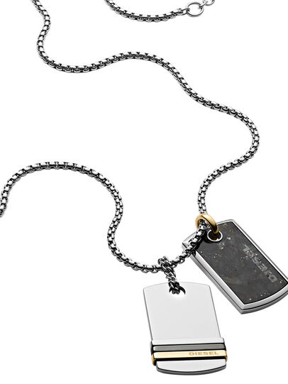 DX1189, Silver Diesel - DX1189, Silver - Necklaces - Image 1