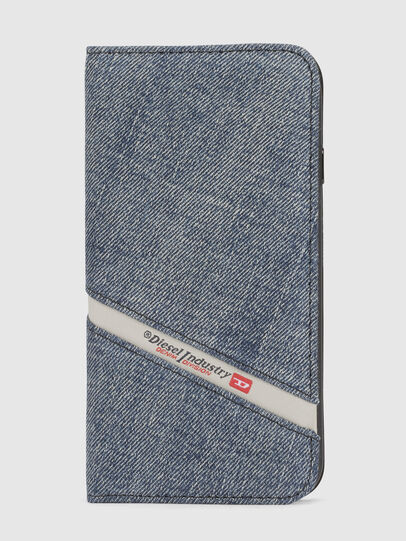DENIM IPHONE X FOLIO, Blue Jeans Diesel - DENIM IPHONE X FOLIO, Blue Jeans - Flip covers - Image 2