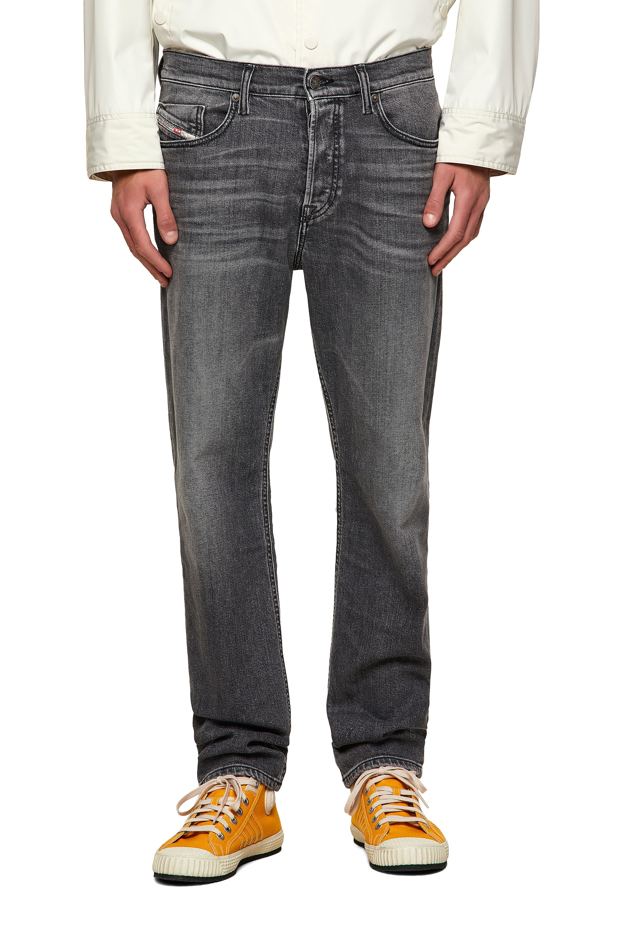 Diesel - D-Fining Tapered Jeans 09A11, Black/Dark Grey - Image 3
