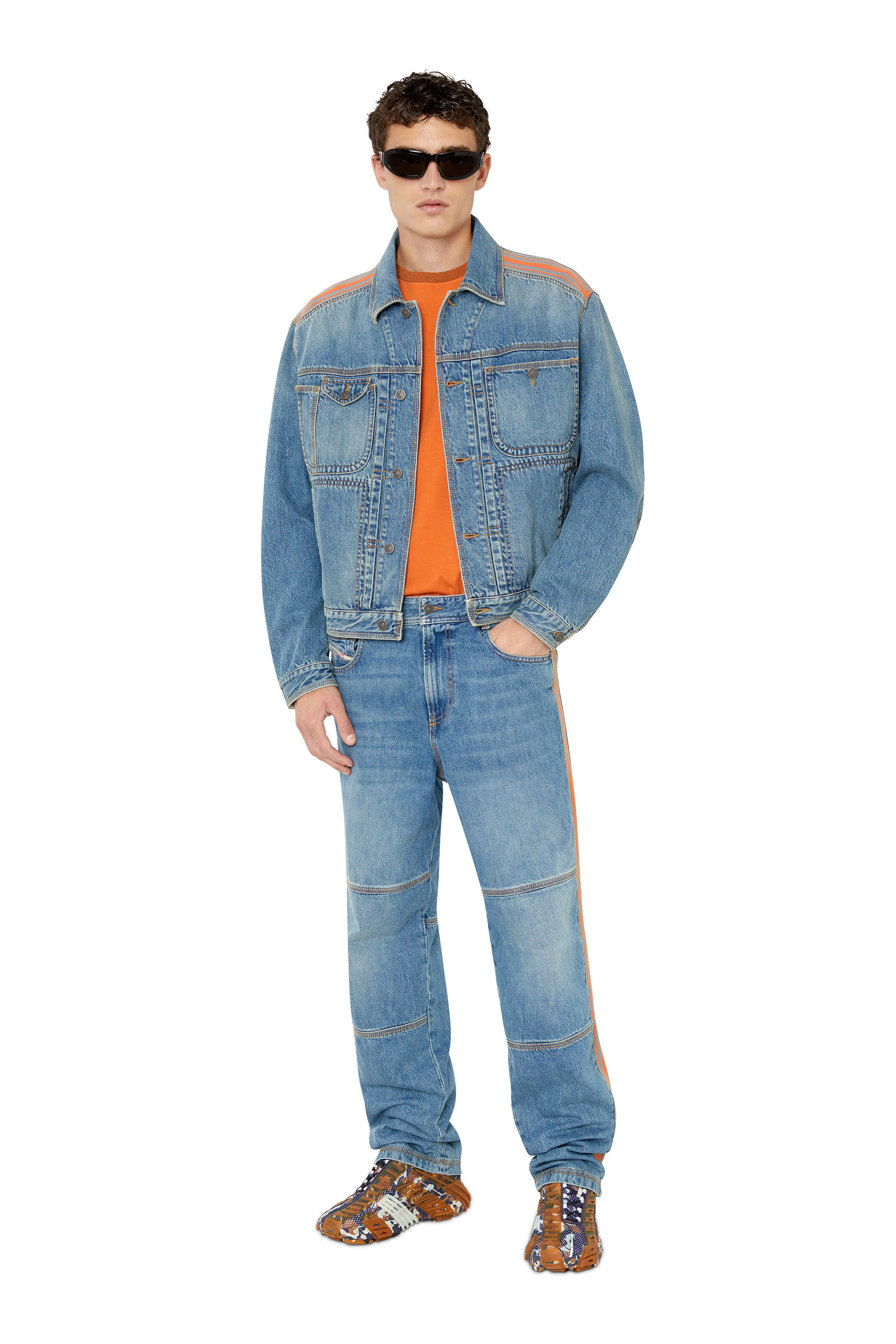 Diesel - D-Arbus 0EIAW Straight Jeans, Azul medio - Image 1