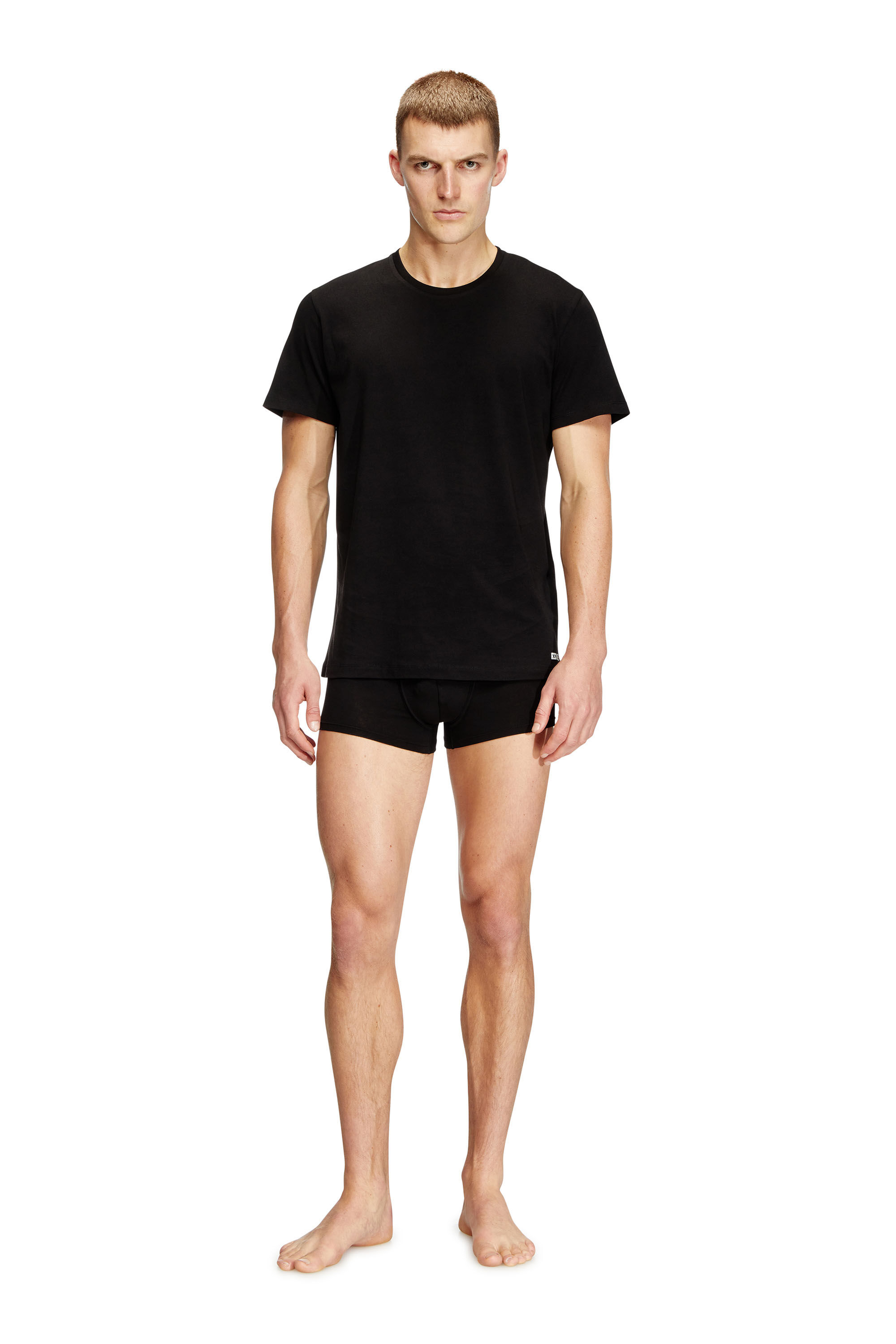 DIESEL A17828 0LIAD E6679 RANDAL-D-BOX-3PACK Tシャツ 3枚組 Men's Three-pack of T-shirts | Black | Diesel
