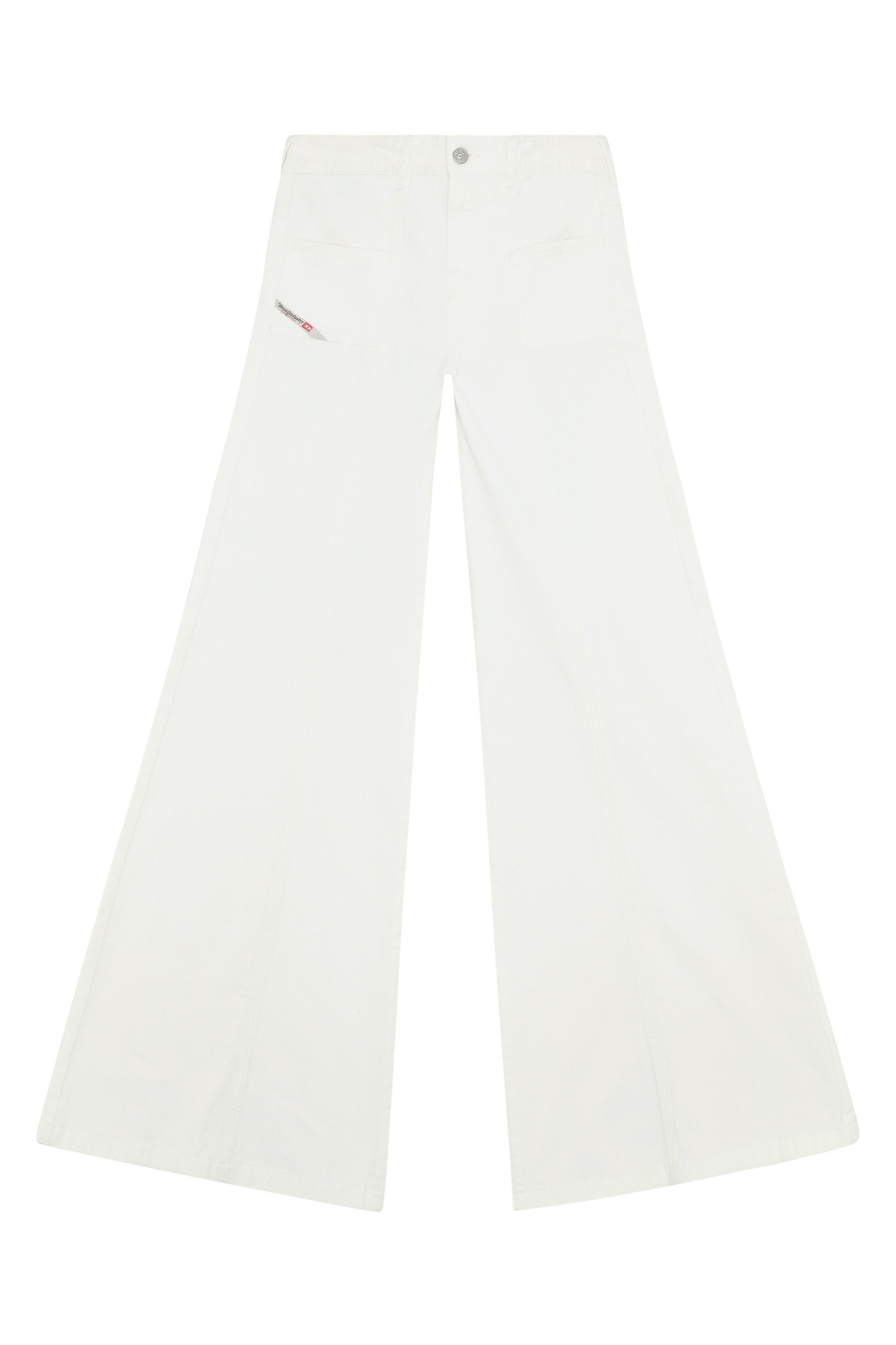 Diesel - Bootcut and Flare Jeans D-Akii 068JQ, Blanco - Image 2