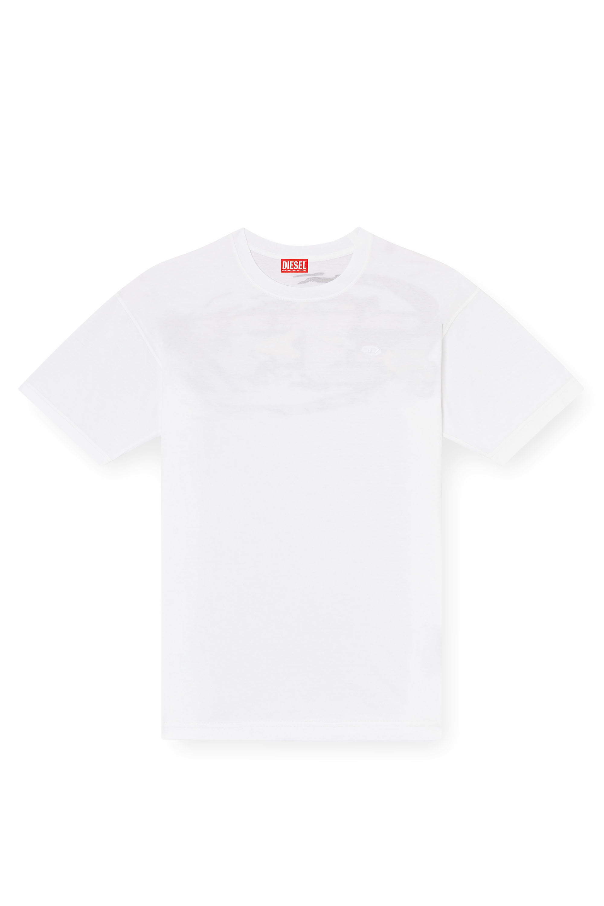 Diesel - T-BOXT-T24, Camiseta con logotipo Oval D Hombre in Blanco - 2