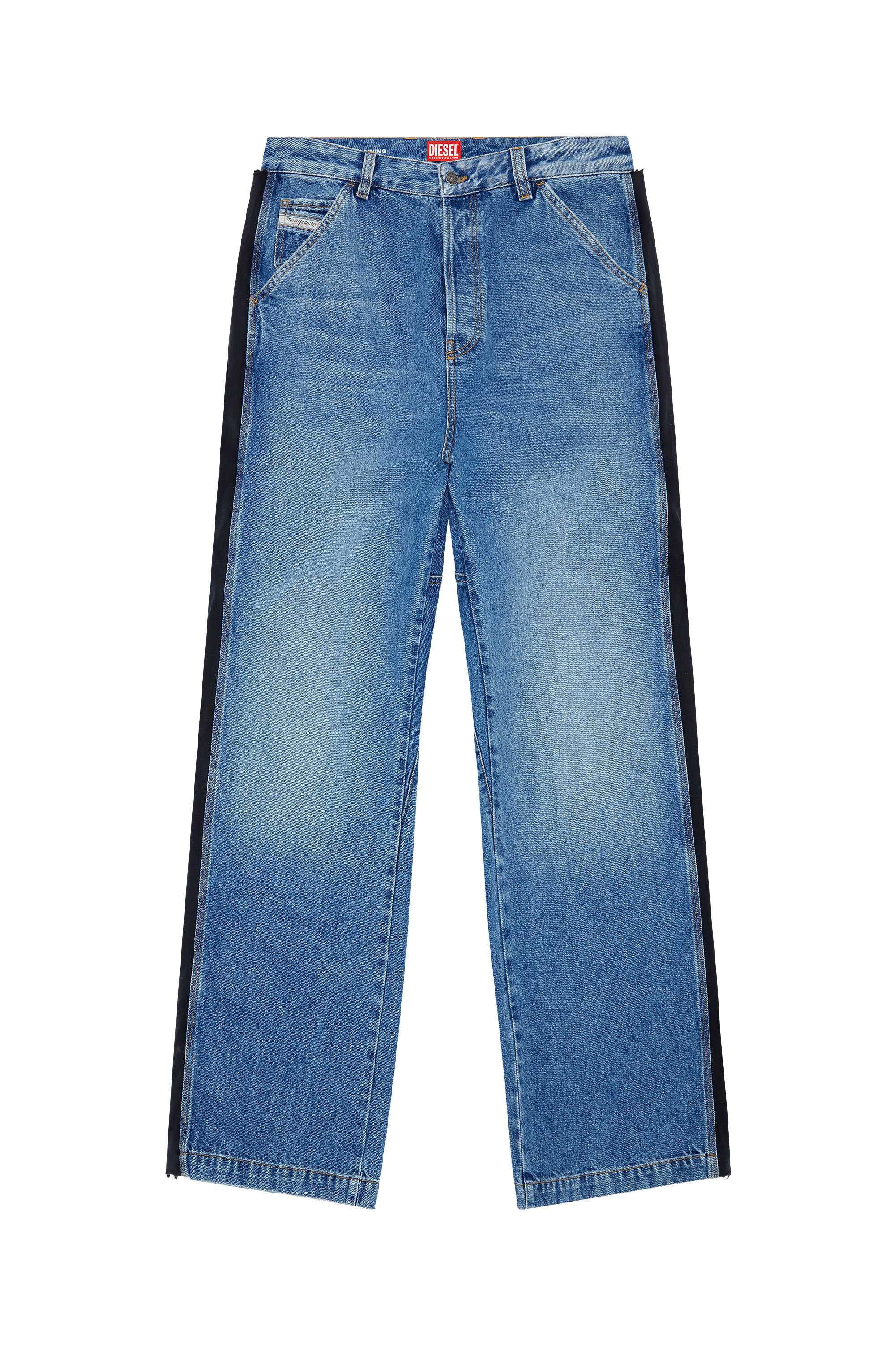 Diesel - Straight Jeans D-Livery 0HJAV, Azul medio - Image 2