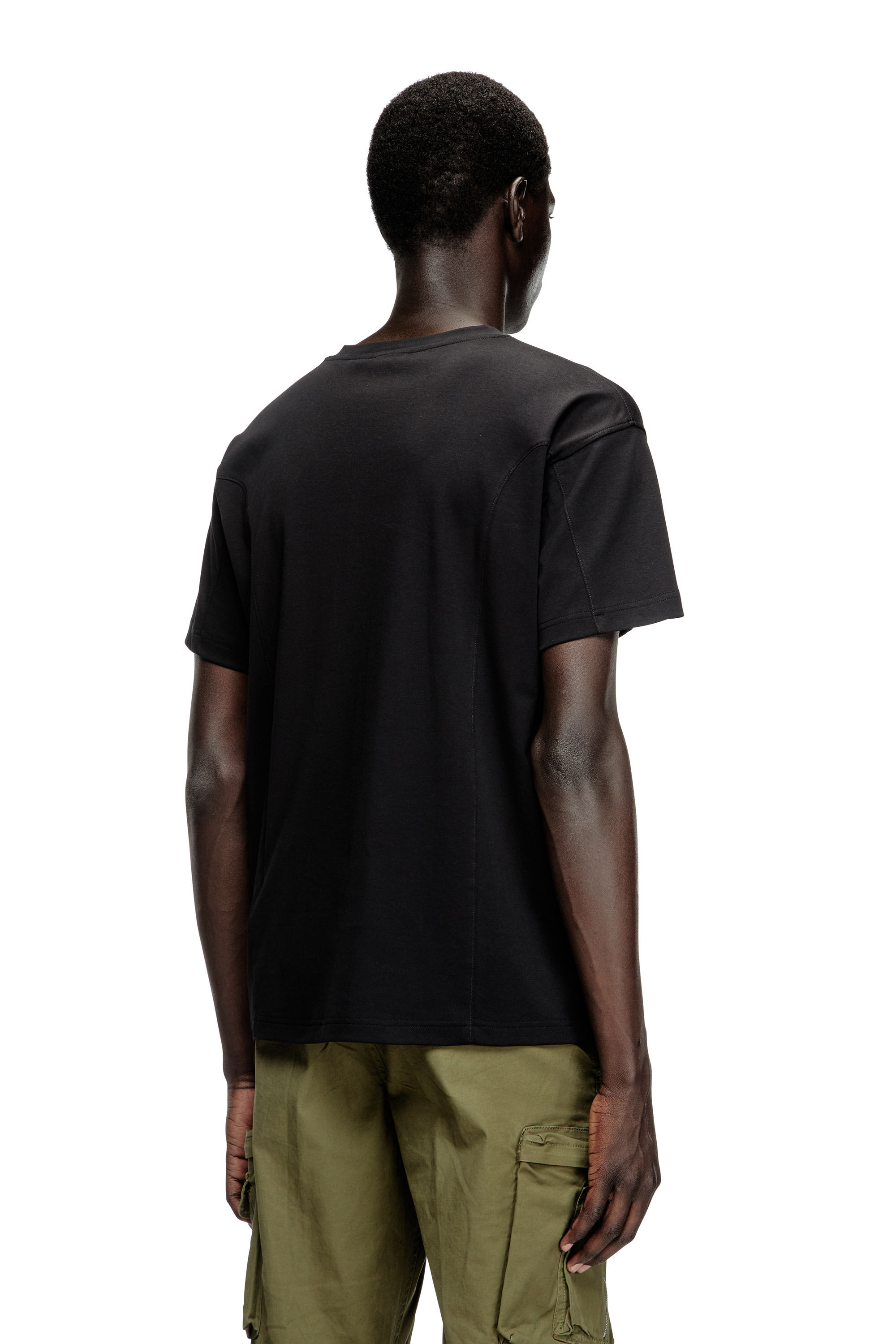 Tシャツ・カットソー DIMITRI BLACK VLAD Vintage Dying Cable Short Sleeve Knit Nav VLAD - 디미트리블랙 (DIMITRIBLACK)