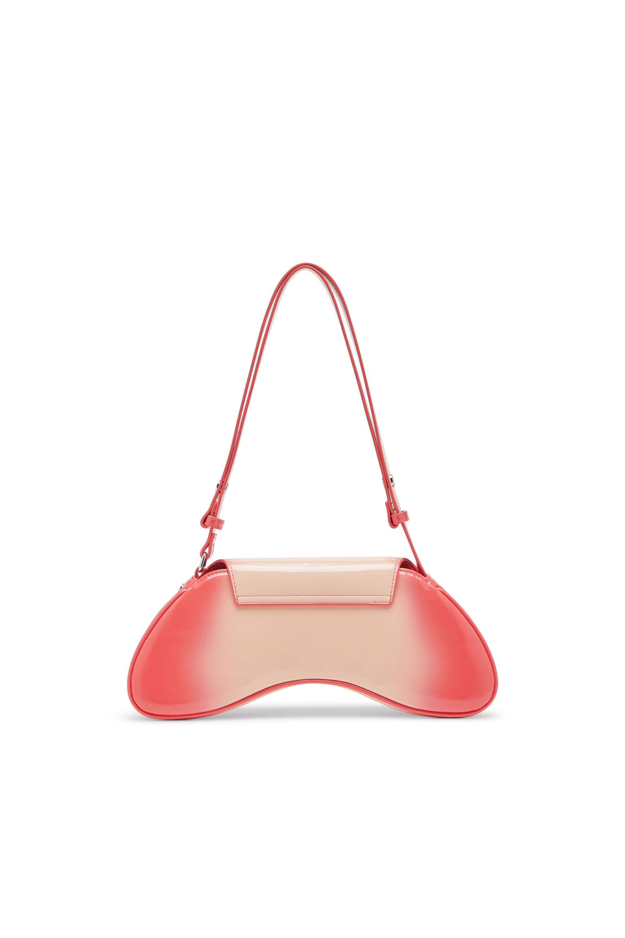 ★DIESEL★ Play Crossbody Tote Bag Pink X10221P6255T4192 X10 Women's Play-Crossbody bag in glossy PU | Pink | Diesel