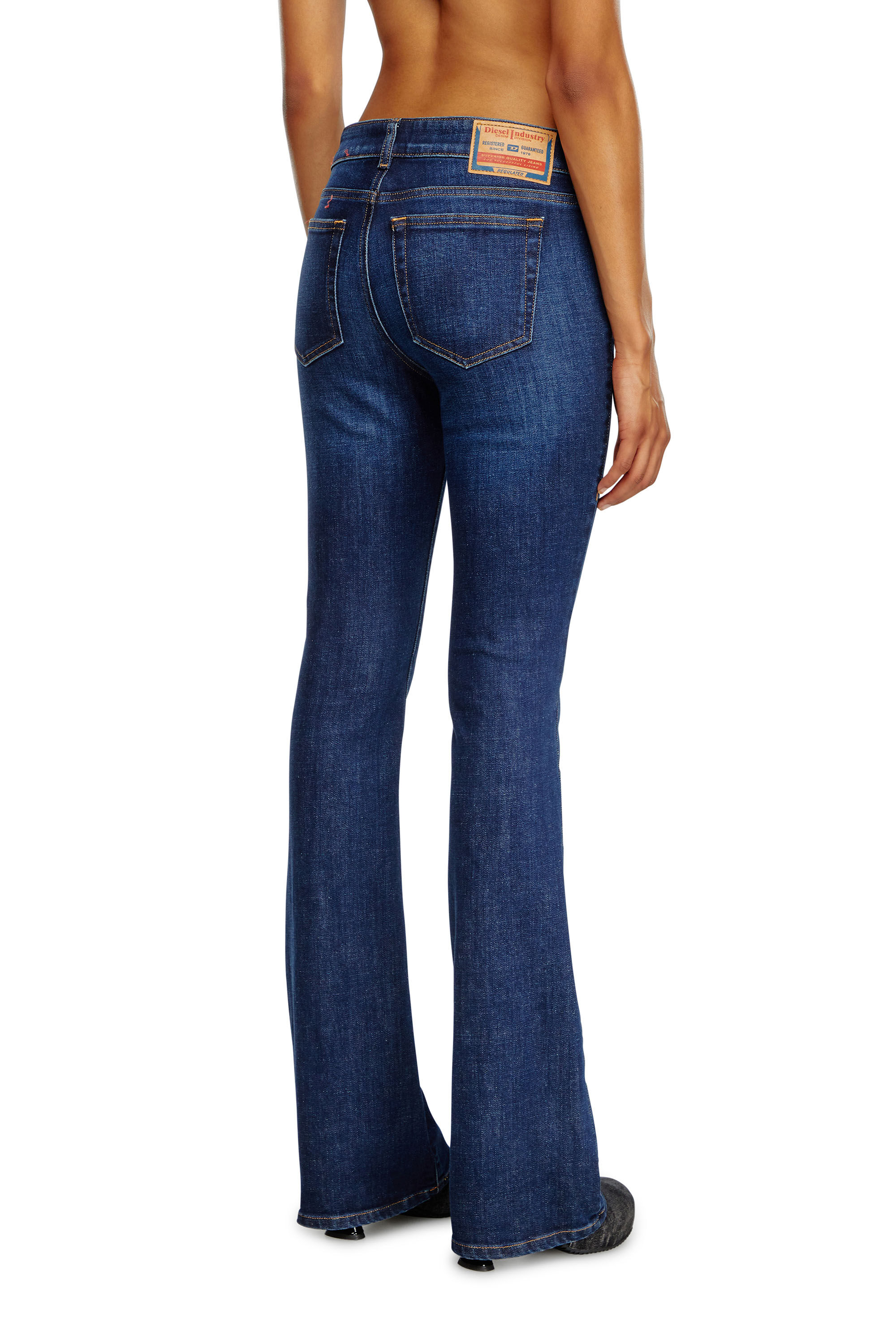 Diesel - Bootcut and Flare Jeans 1969 D-Ebbey 09B90, Dark Blue - Image 5