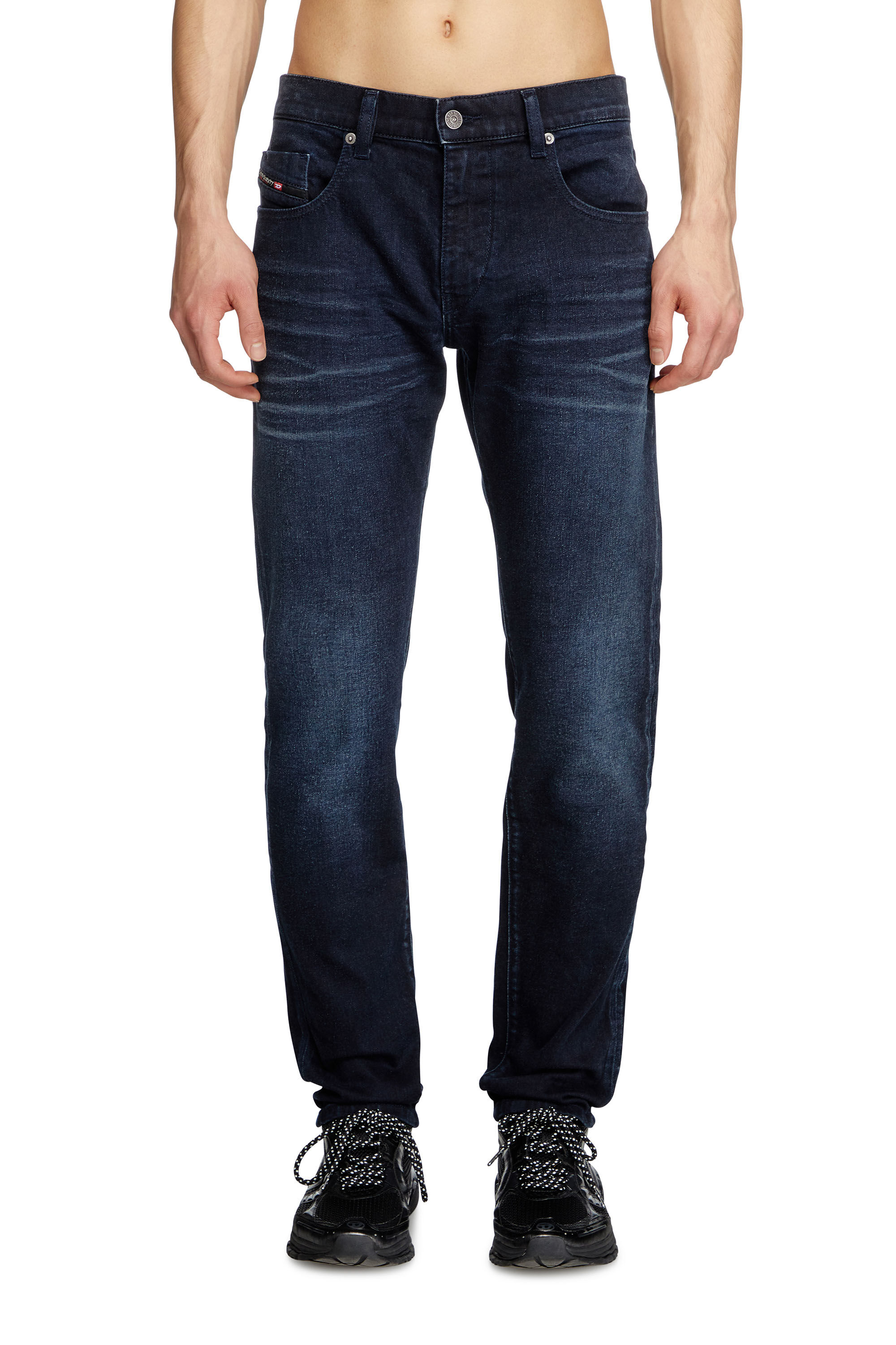 Diesel - Slim Jeans 2019 D-Strukt 0BMBX Hombre, Azul Oscuro - 3