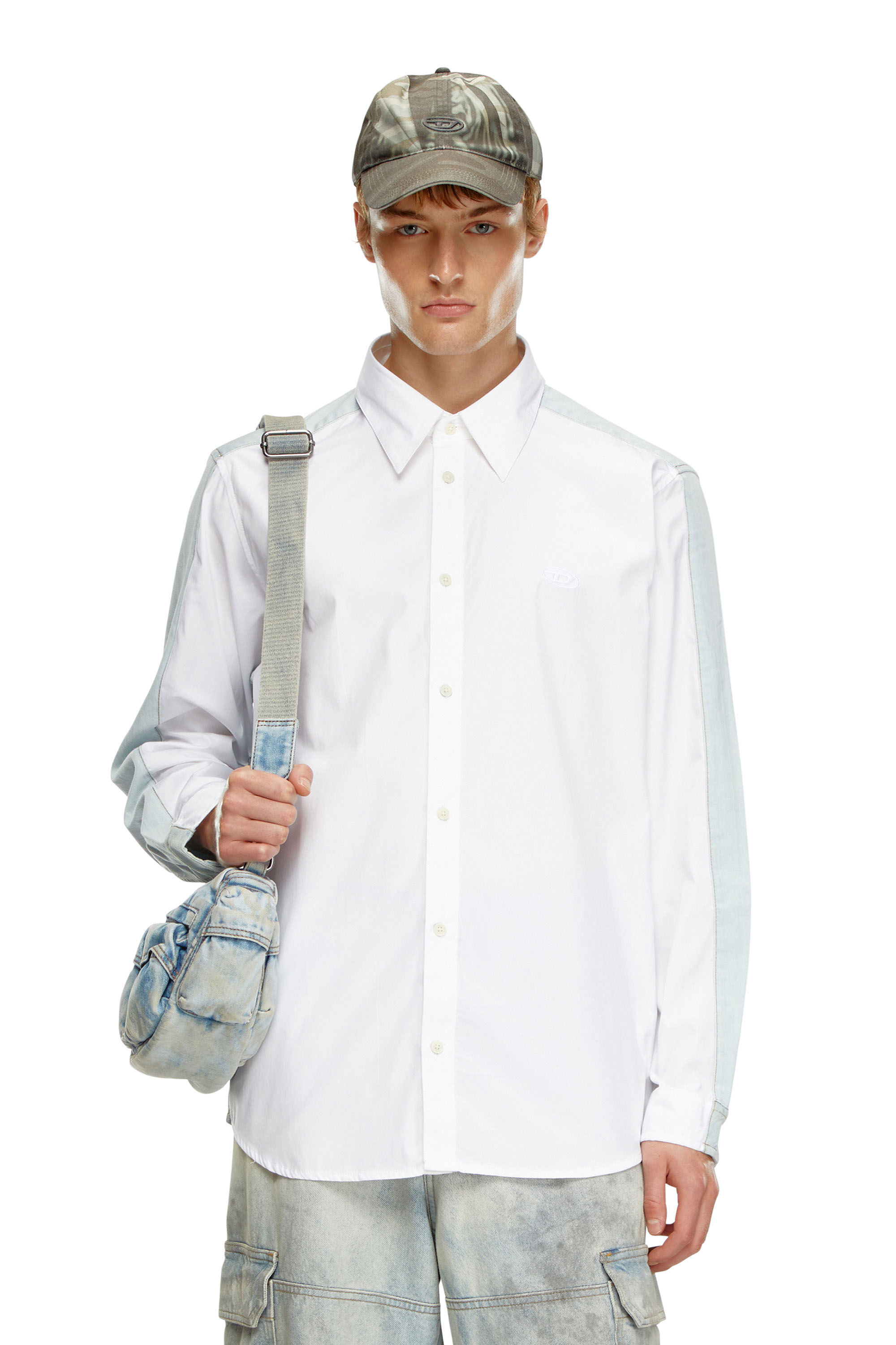 Diesel - S-SIMPLY-DNM, White/Blue - Image 3