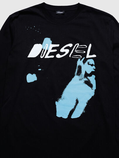 US-T-JUST-LS, Black Diesel - US-T-JUST-LS, Black - T-Shirts - Image 3