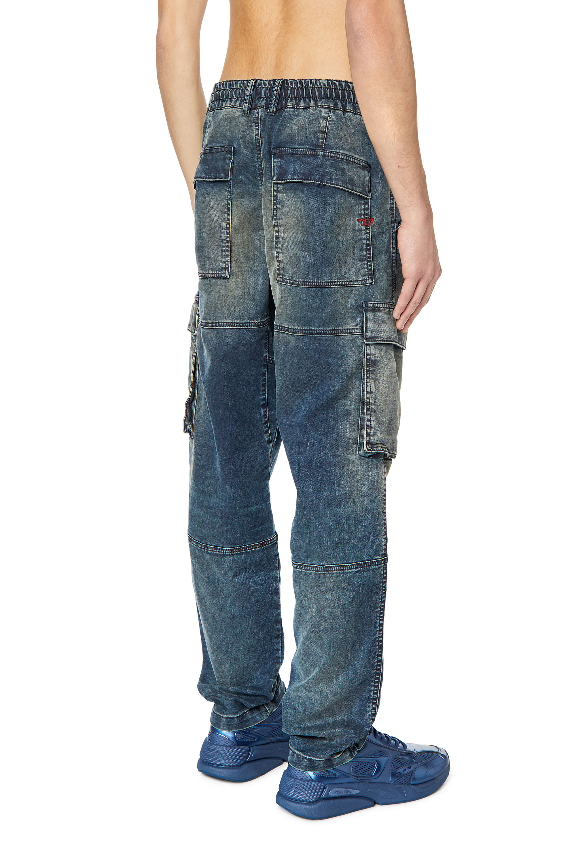 Man: Dark JoggJeans JOGG ® tapered blue Diesel | D-KROOLEY-CARGO