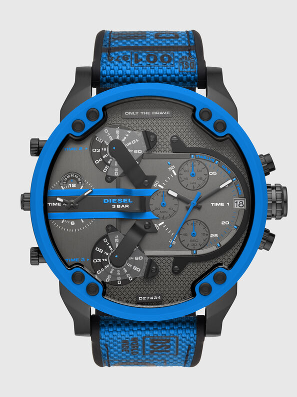 Men S Watches Mega Chief Mr Daddy Stainless Steel Diesel