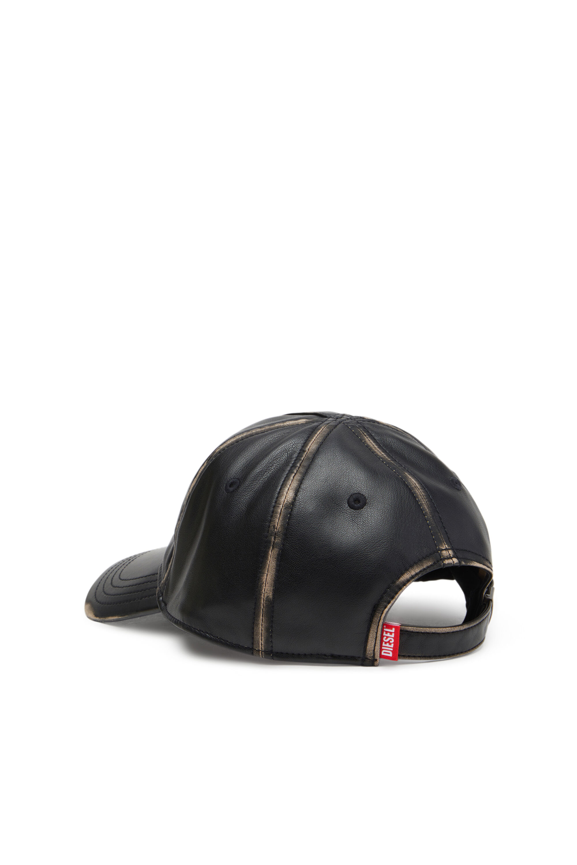 Men's Distressed denim baseball cap | Black | Diesel