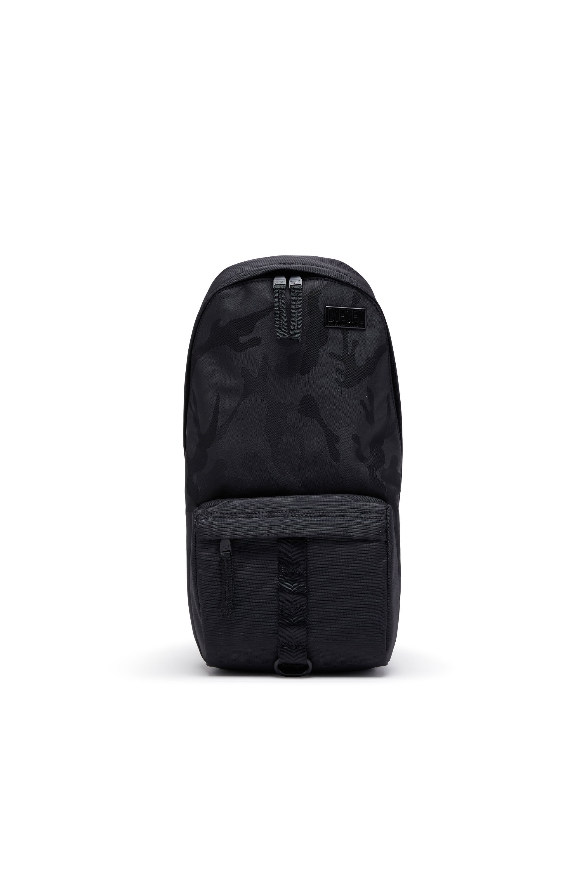 Men's Dsrt-Utility sling bag in printed nylon | Black | Diesel