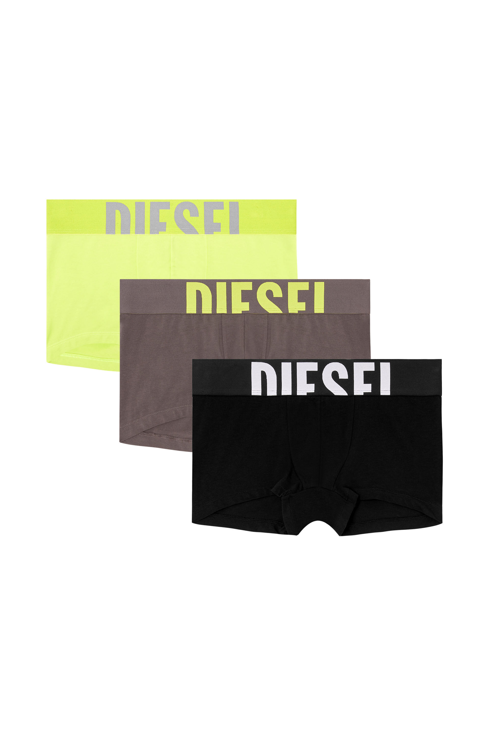 Diesel - UMBX-DAMIENTHREEPACK-5.5EL, Paquete de tres bóxers ajustados de algodón elástico Hombre in Multicolor - 4