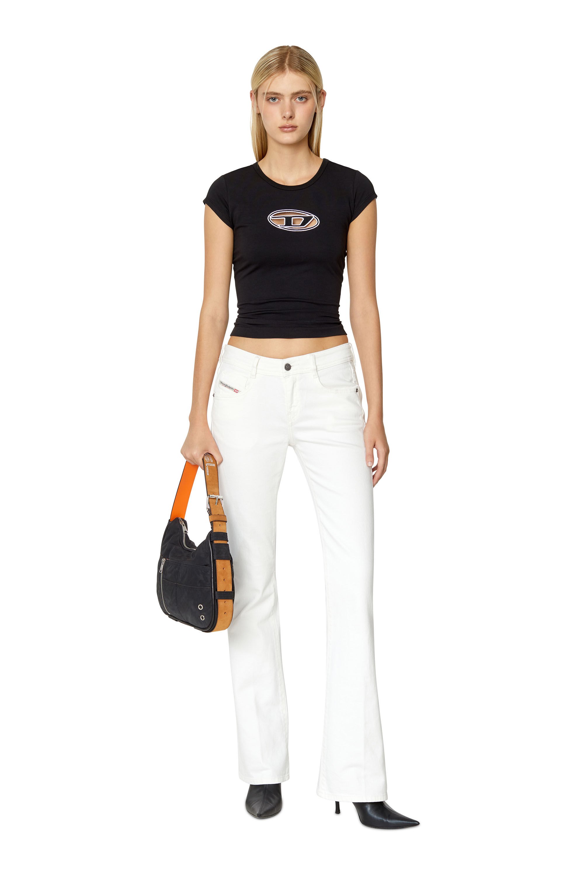 Diesel - Bootcut and Flare Jeans 1969 D-Ebbey 09D63, Blanco - Image 1