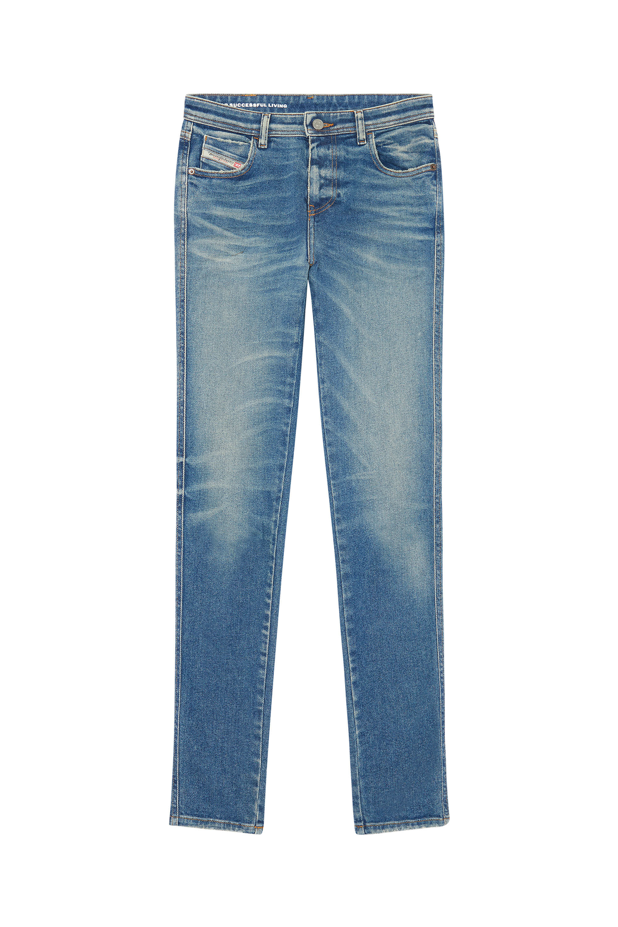 Diesel - 2015 Babhila 09E88 Skinny Jeans, Azul medio - Image 2