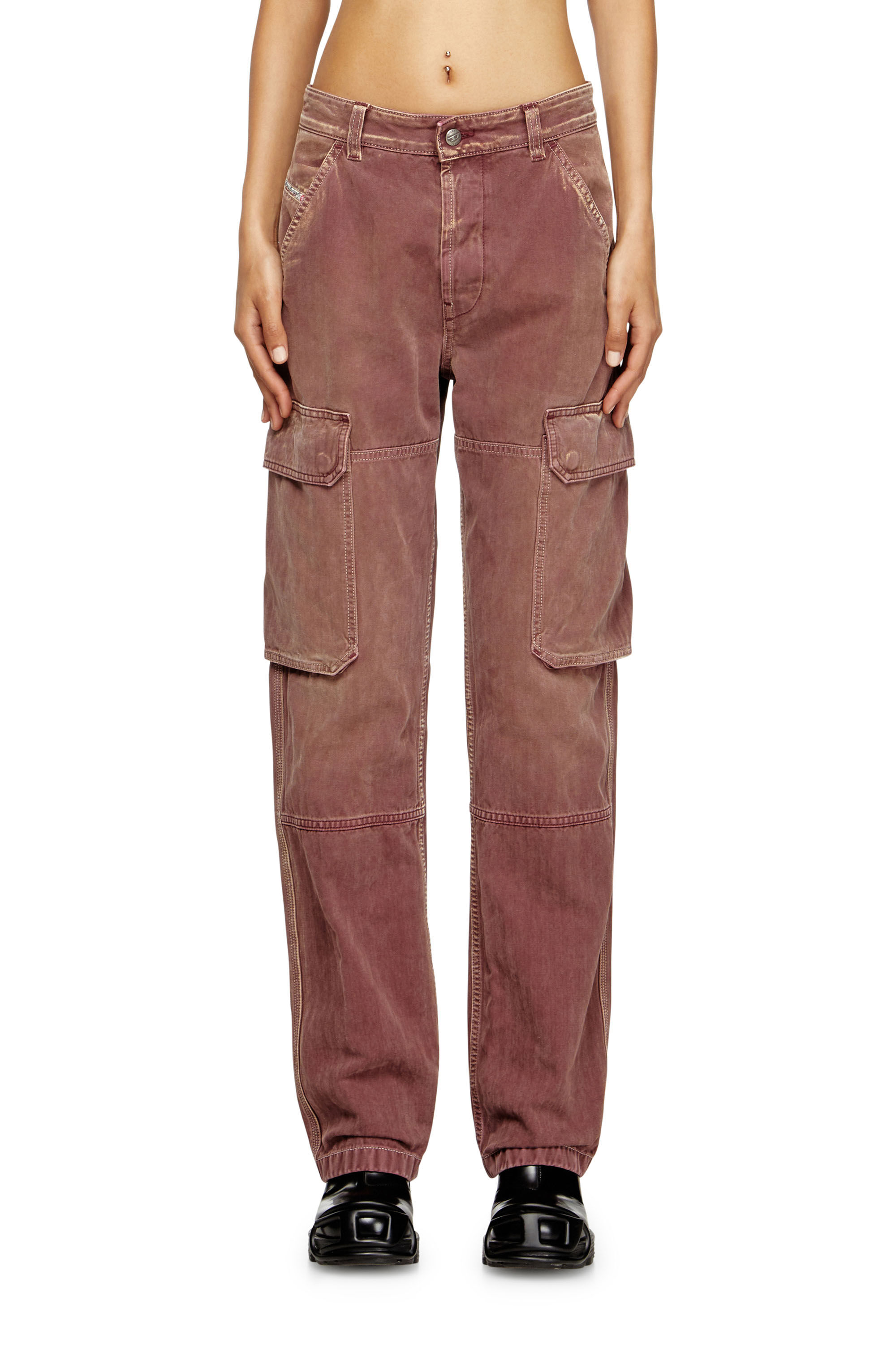 Diesel - Regular Jeans D-Pot 09M93 Mujer, Marrón - 3