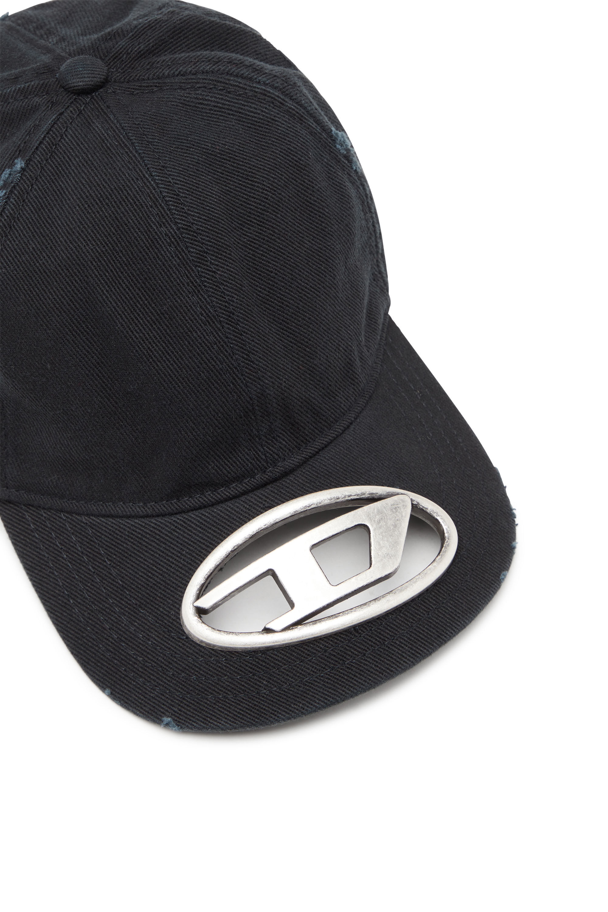 Men's Baseball cap with metal Oval D plaque | Diesel C-BEAST-A1