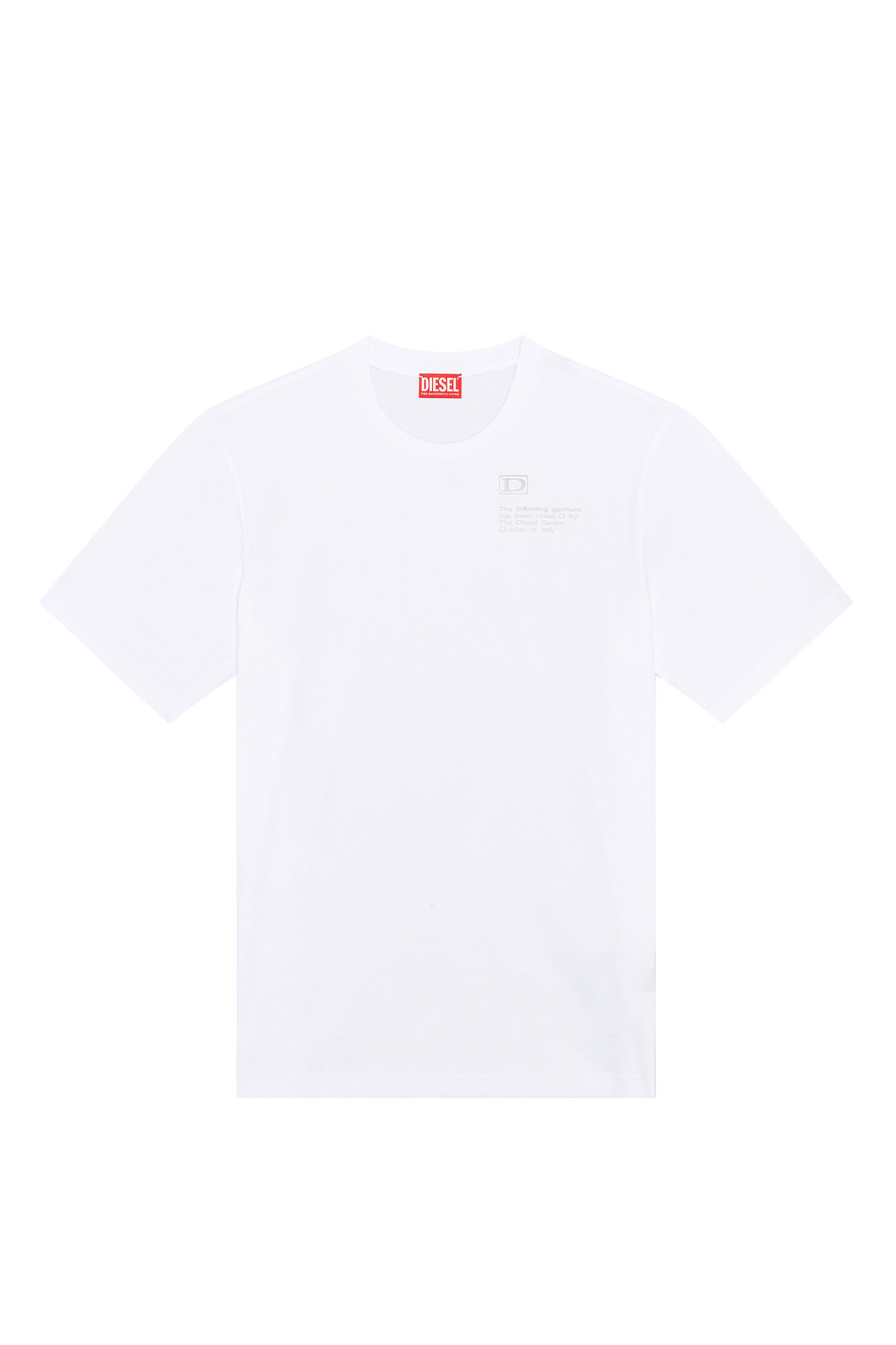 Men's T-shirt with tonal puff prints | T-MUST-L12 Diesel