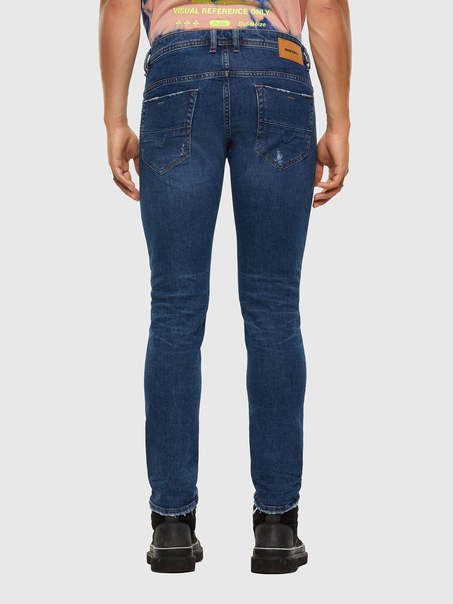 Thommer Slim Jeans 009DE Dark Blue Wash Treated Stretch