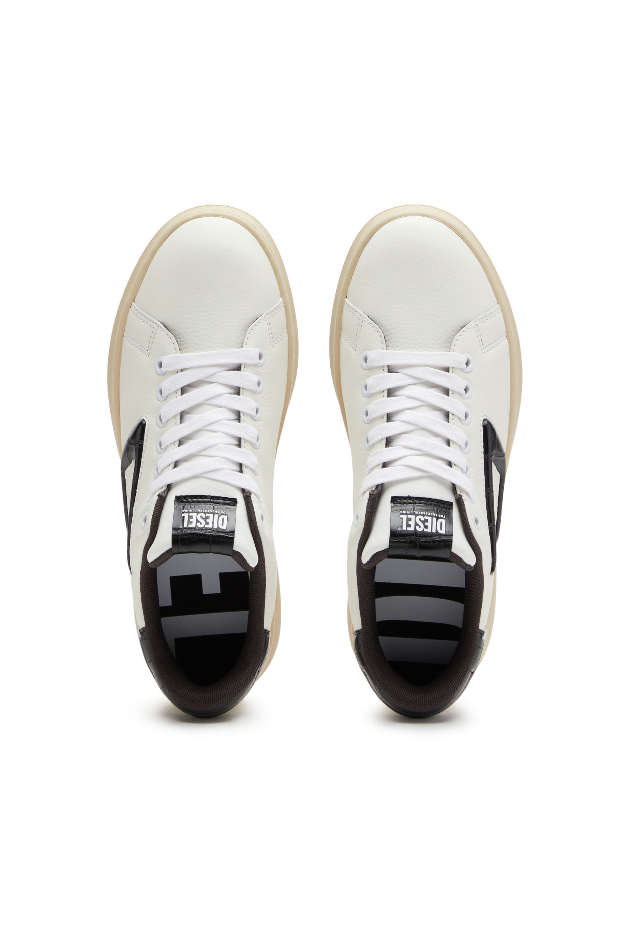 ○★訳有り新品未使用　DIESEL　S-ATHENE LOW　ホワイト　28cm Women's S-Athene Low-Sneakers with embossed D logo | White