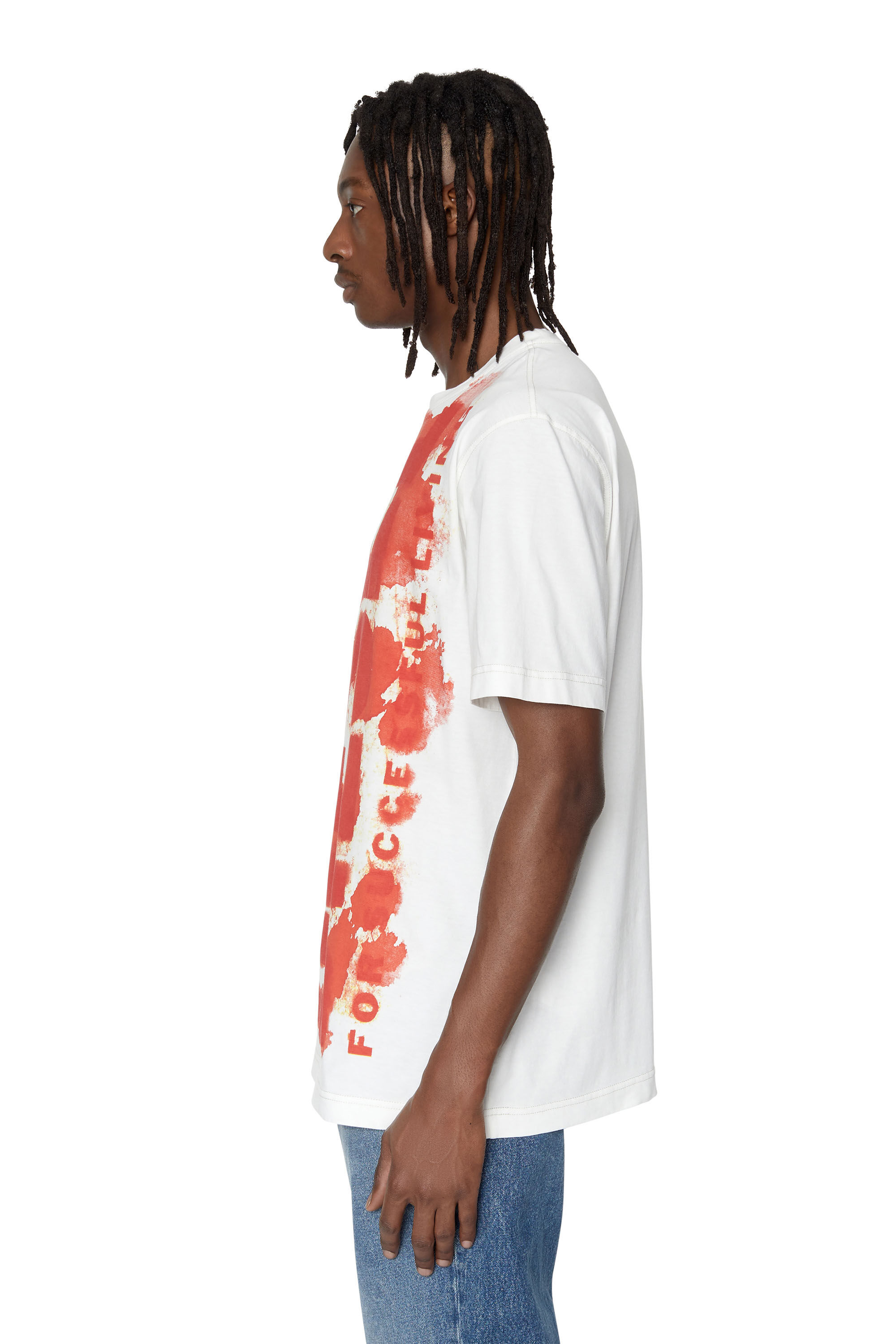 Diesel t shirt red sales