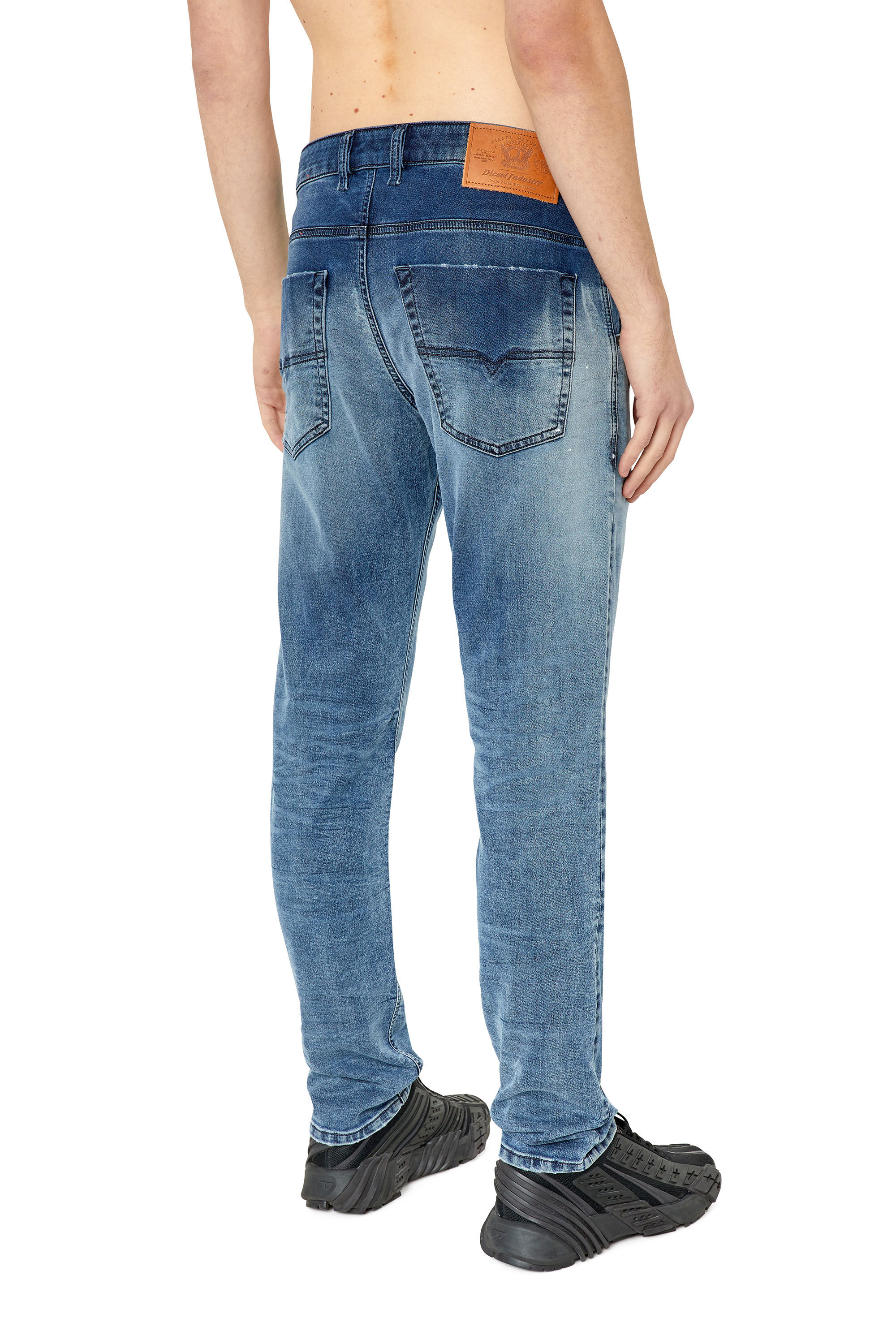 KROOLEY-Y-NE Man: tapered Medium blue Jeans | Diesel