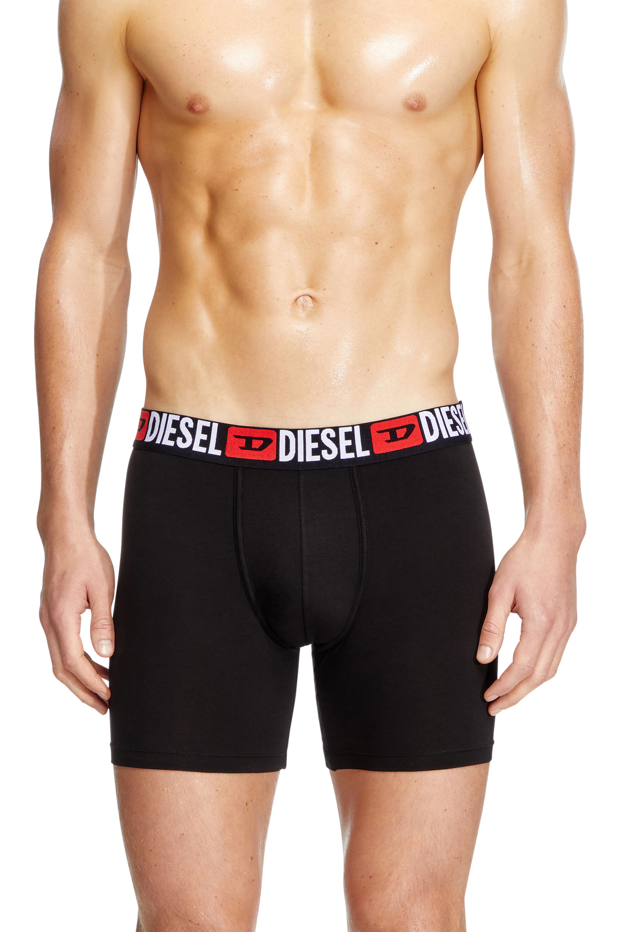 Diesel - MAX-D-CORE-3PACK, Paquete de tres bóxers ajustados de algodón elástico Hombre in Negro - 3