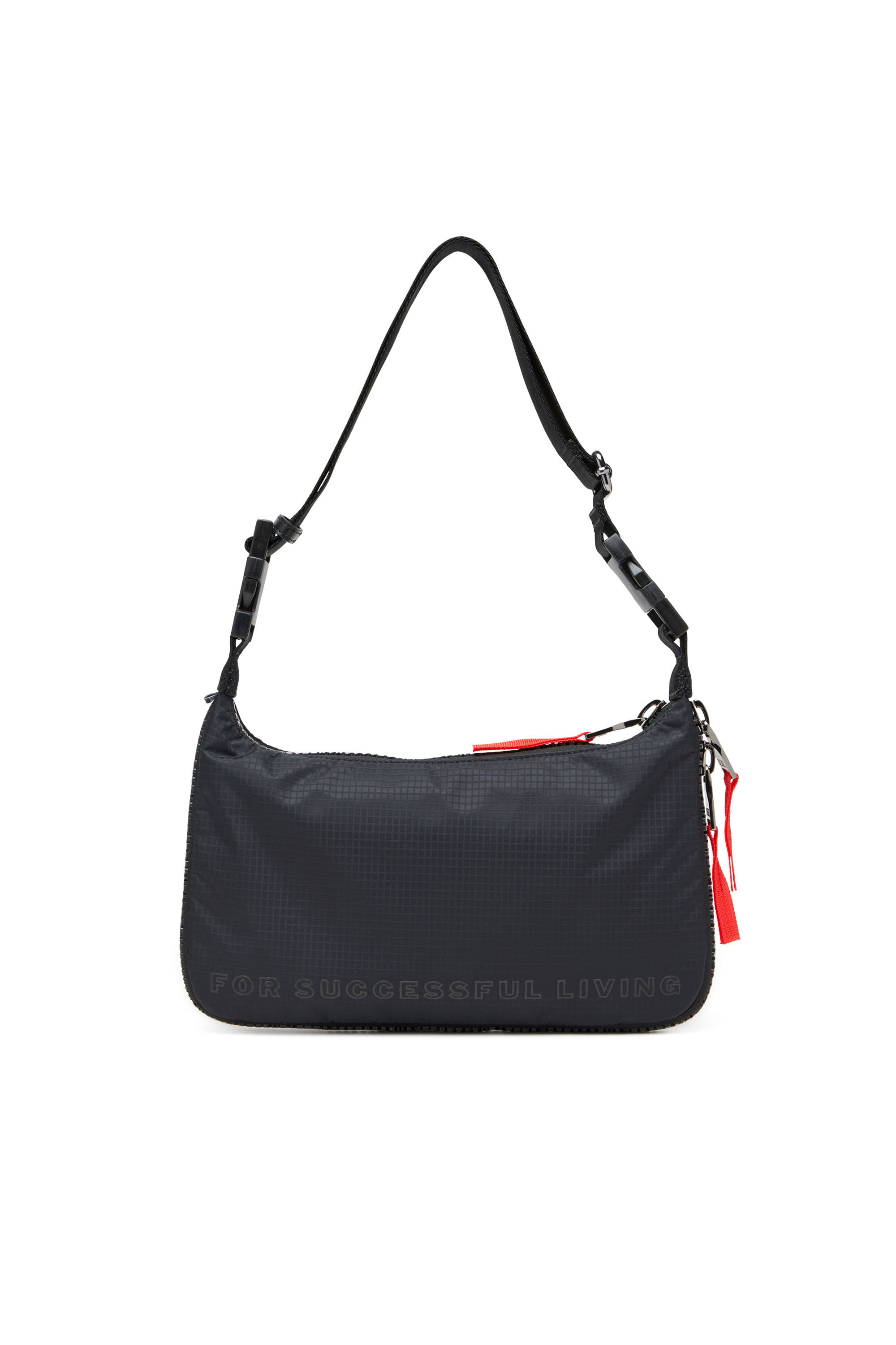 Diesel - ZIP-D CROSSBODY BAG X, Zip-D X-Bolso de hombro utility expandible Unisex in Negro - 3
