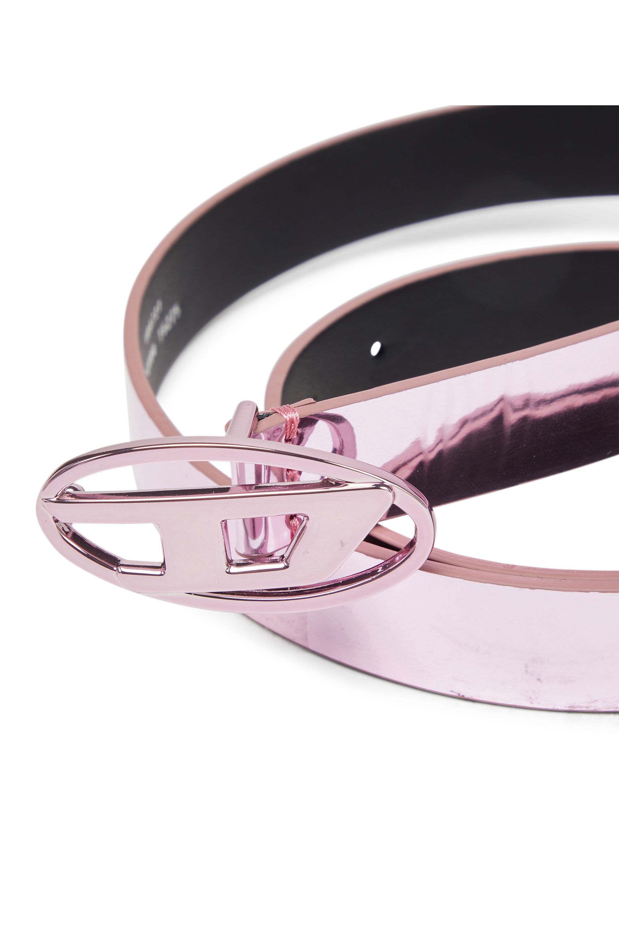 Diesel - B-1DR 20, Cinturón metálico fino Mujer in Rosa - 3