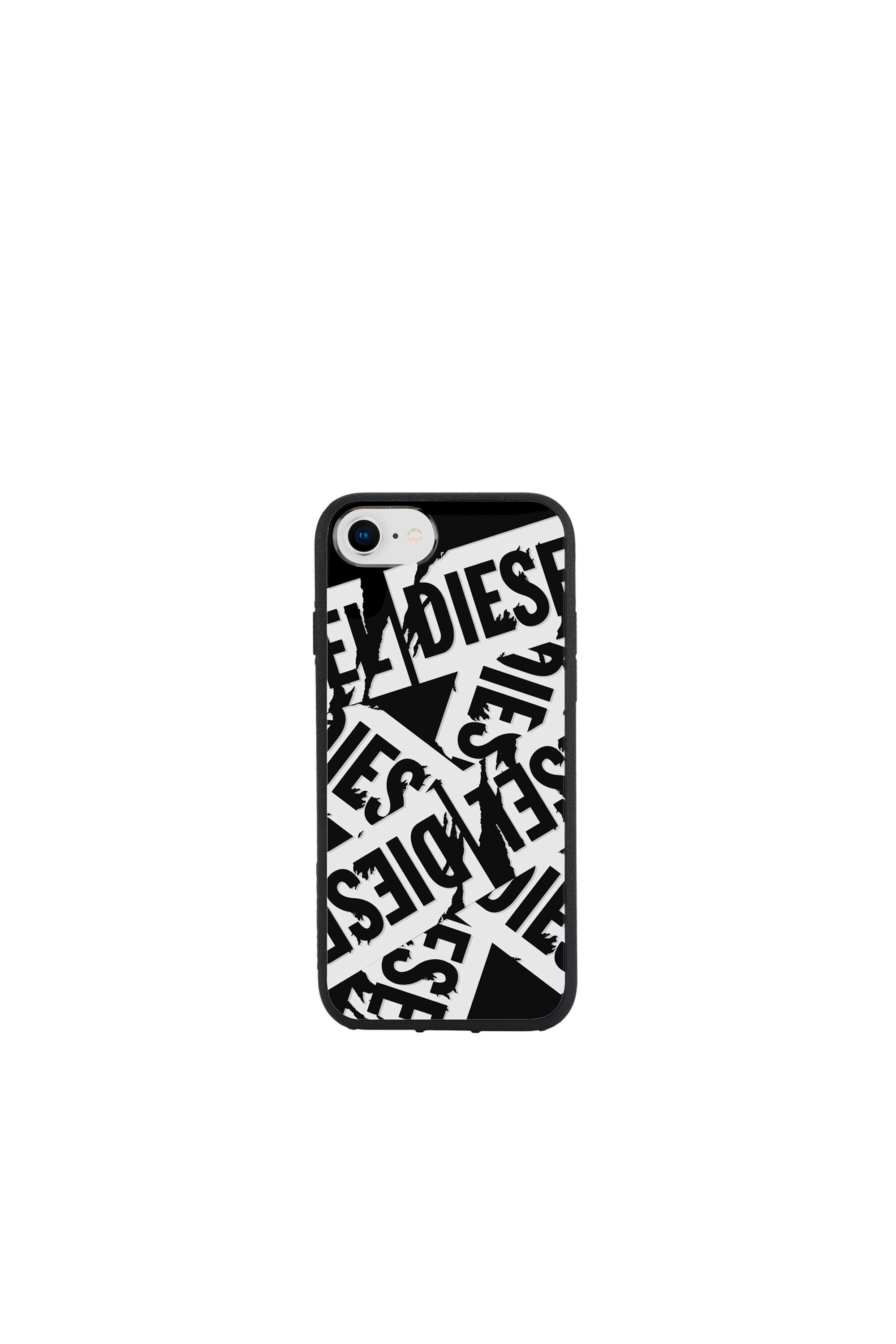 Diesel - MULTI TAPE BLACK/WHITE IPHONE 8/7/6S/6 CASE, Funda con motivo de cintas en blanco y negro para iPhone 8/7/6s/6 Unisex in Negro - 2