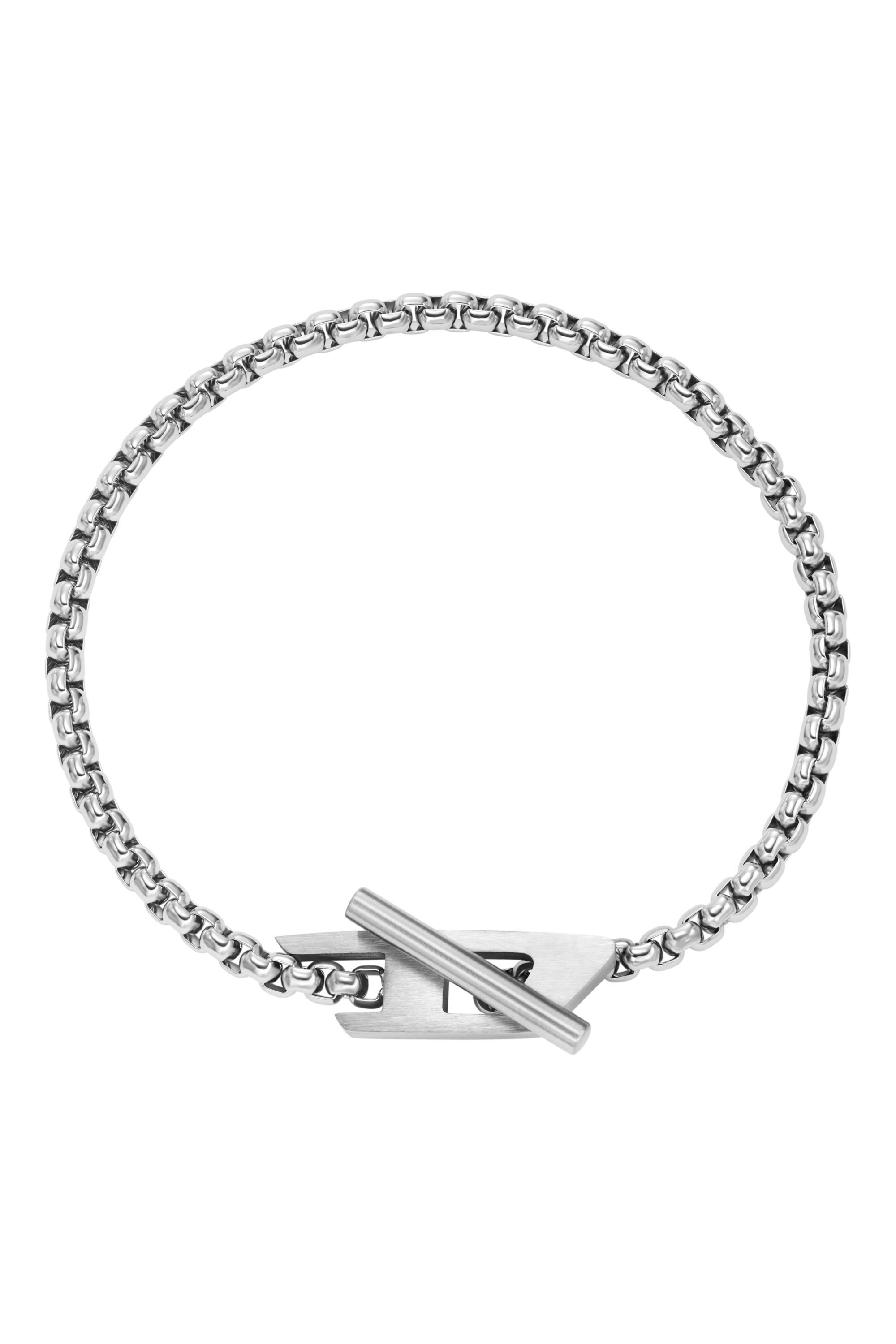 Diesel - DX1476, Pulsera de cadena de acero inoxidable Unisex in Plateado - 1